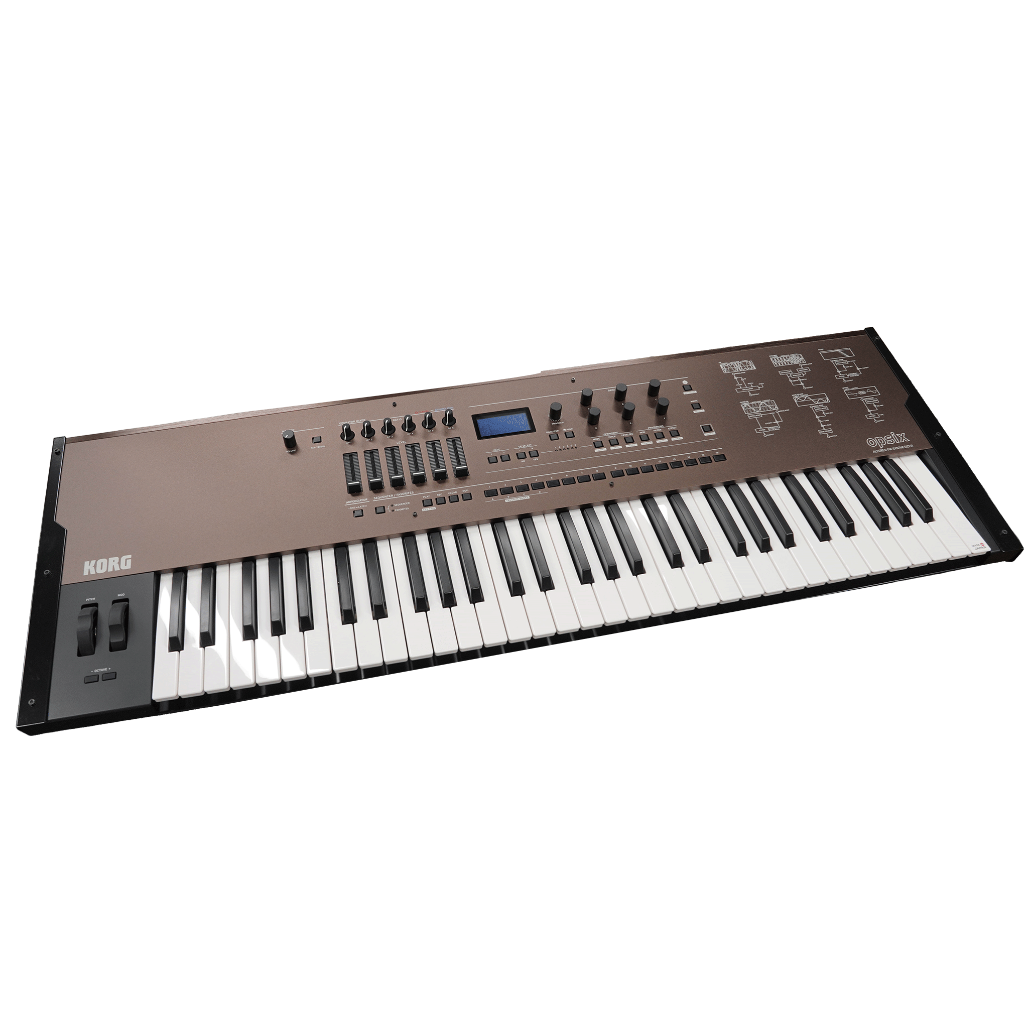 KORG 61鍵盤の本格派！デジタル・FM・シンセサイザー【OPSIX-SE】