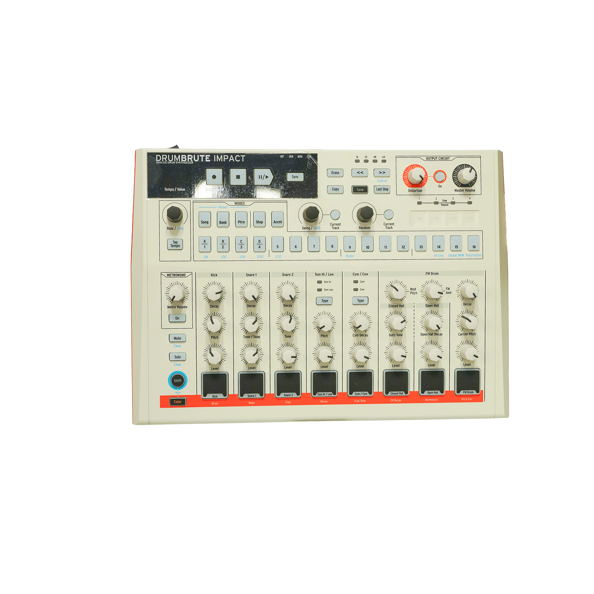 ARTURIA 個性的なドラムマシン【DRUMBRUTE IMPACT 1984】