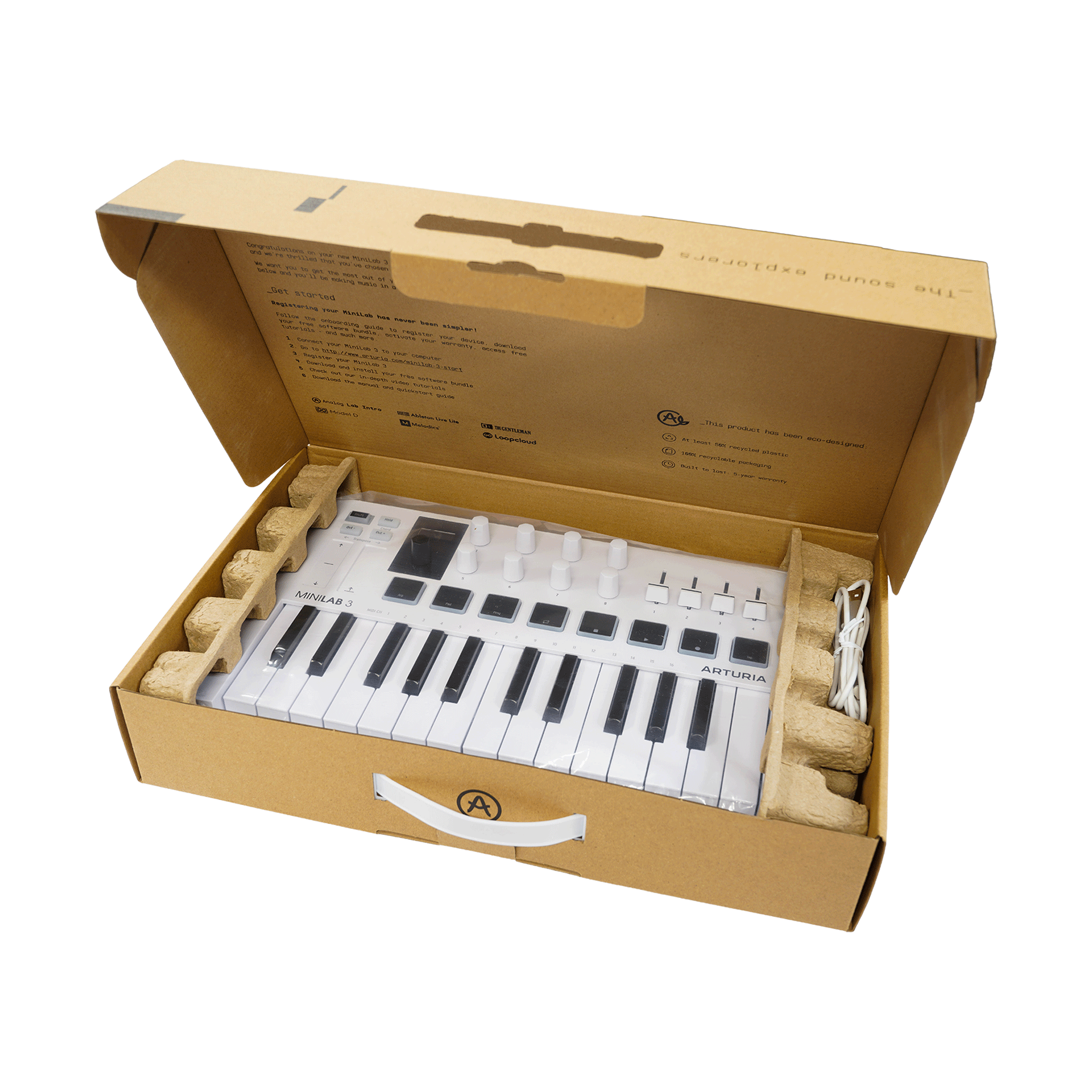 ARTURIA コンパクトなオールインワンMIDIコントローラー　【MINILAB 3】