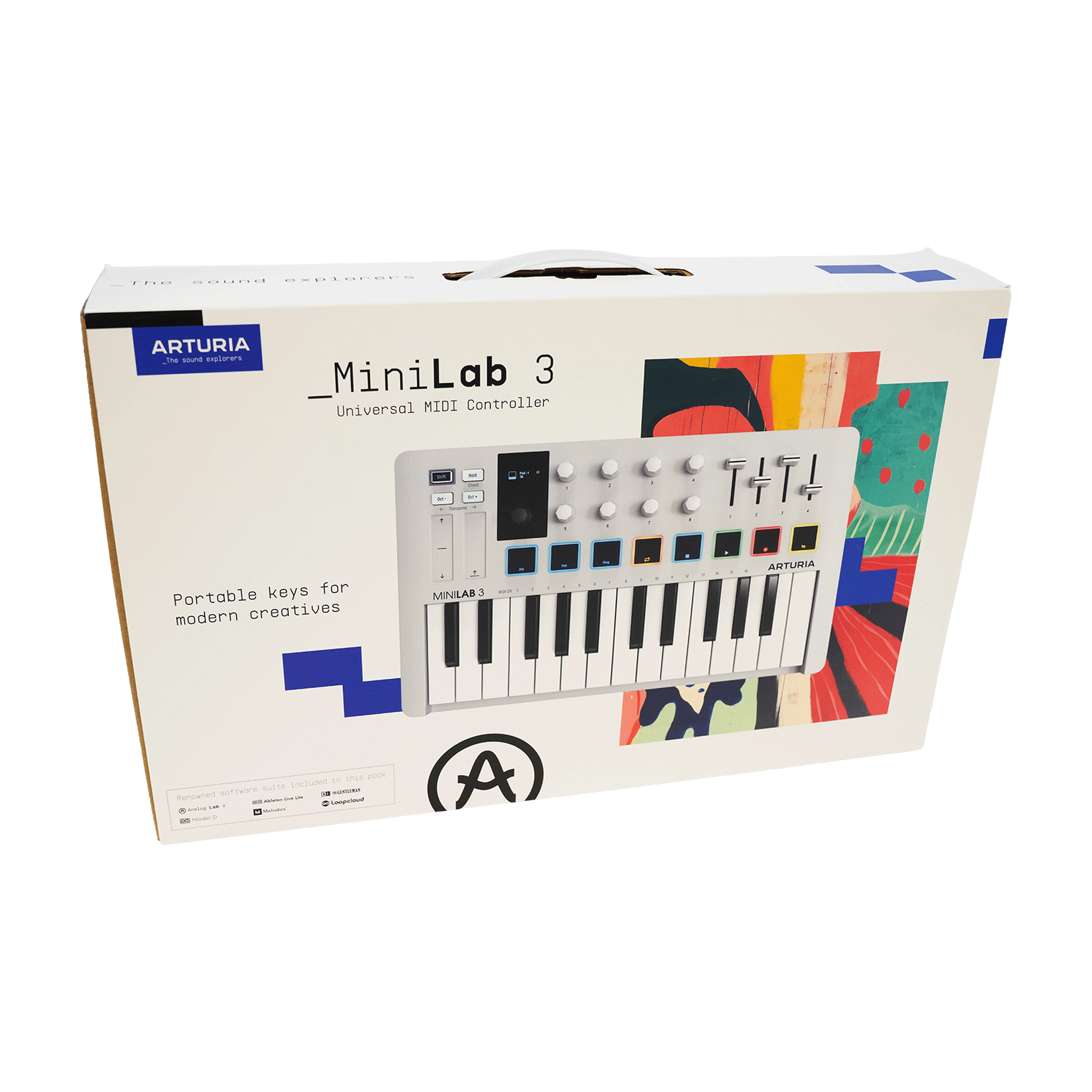 ARTURIA コンパクトなオールインワンMIDIコントローラー　【MINILAB 3】