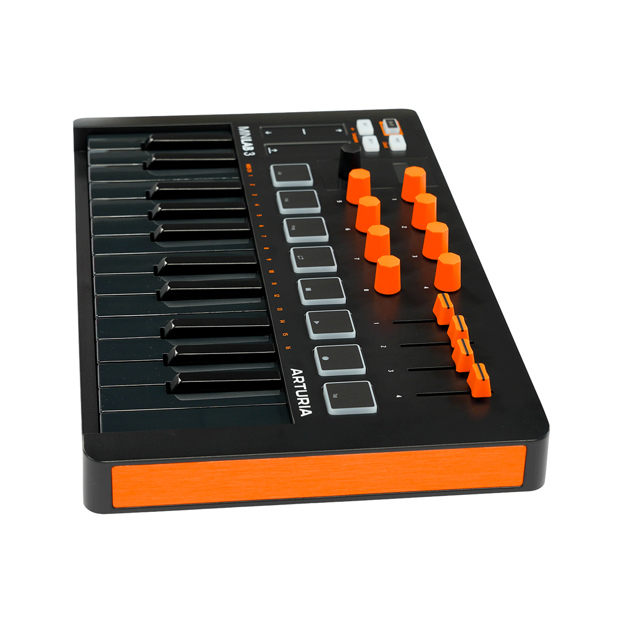 ARTURIA コンパクトなオールインワンMIDIコントローラー　【MINILAB 3 ORANGE】