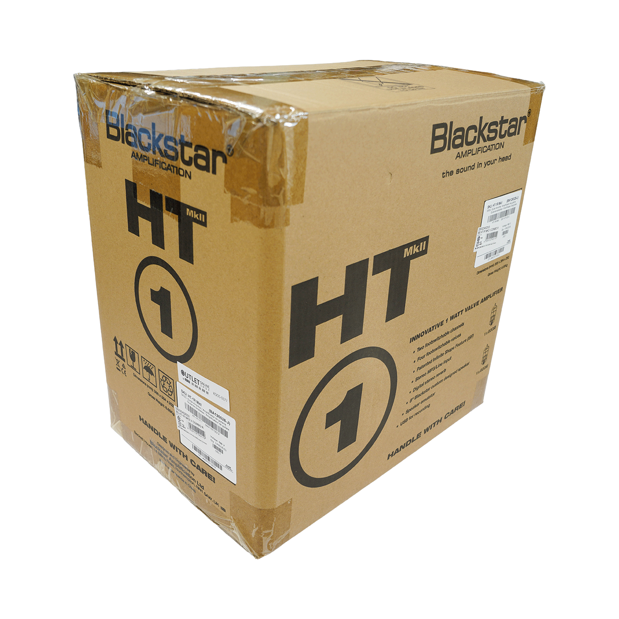Blackstar 小さい音量でも迫力のあるトーン【HT-1R MK2 V COMBO R】