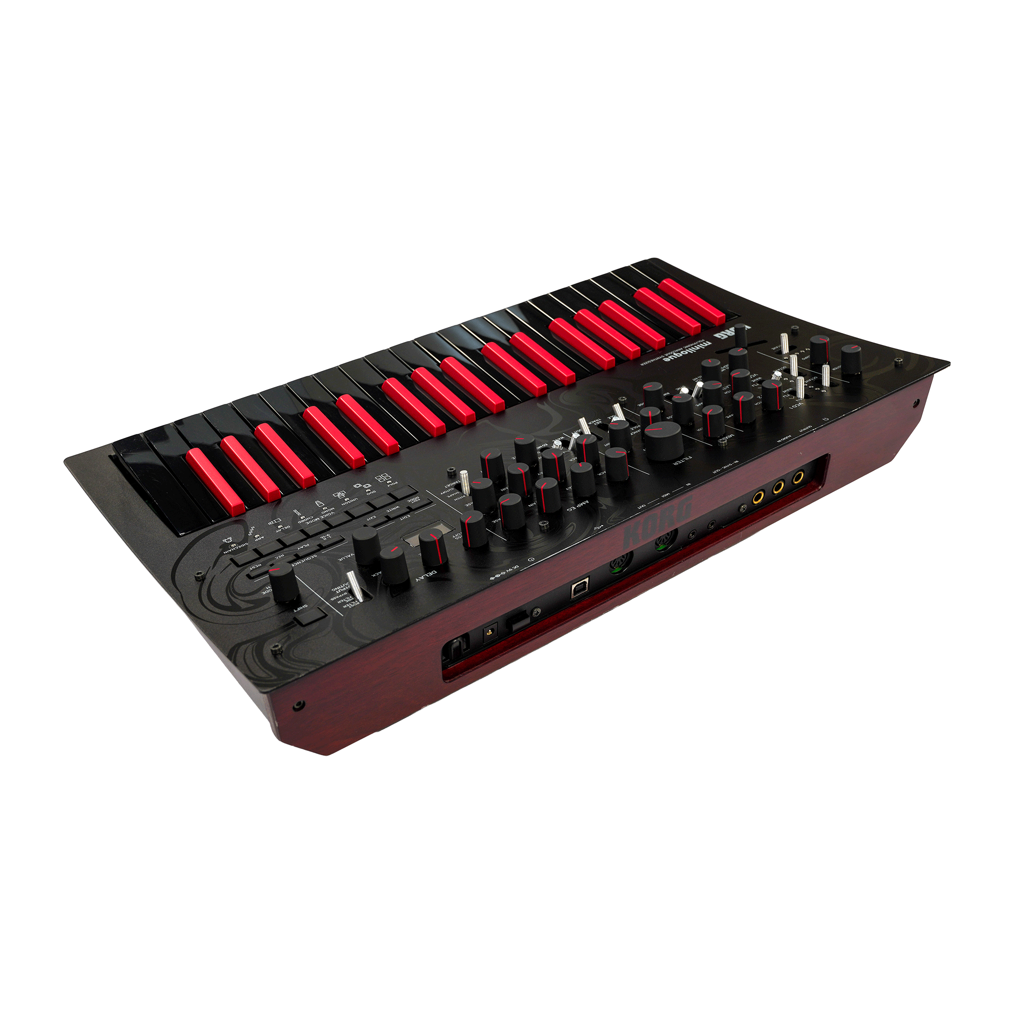 KORG プロのベーシストが監修した ベース・プリセット・プログラム搭載【minilogue bass】