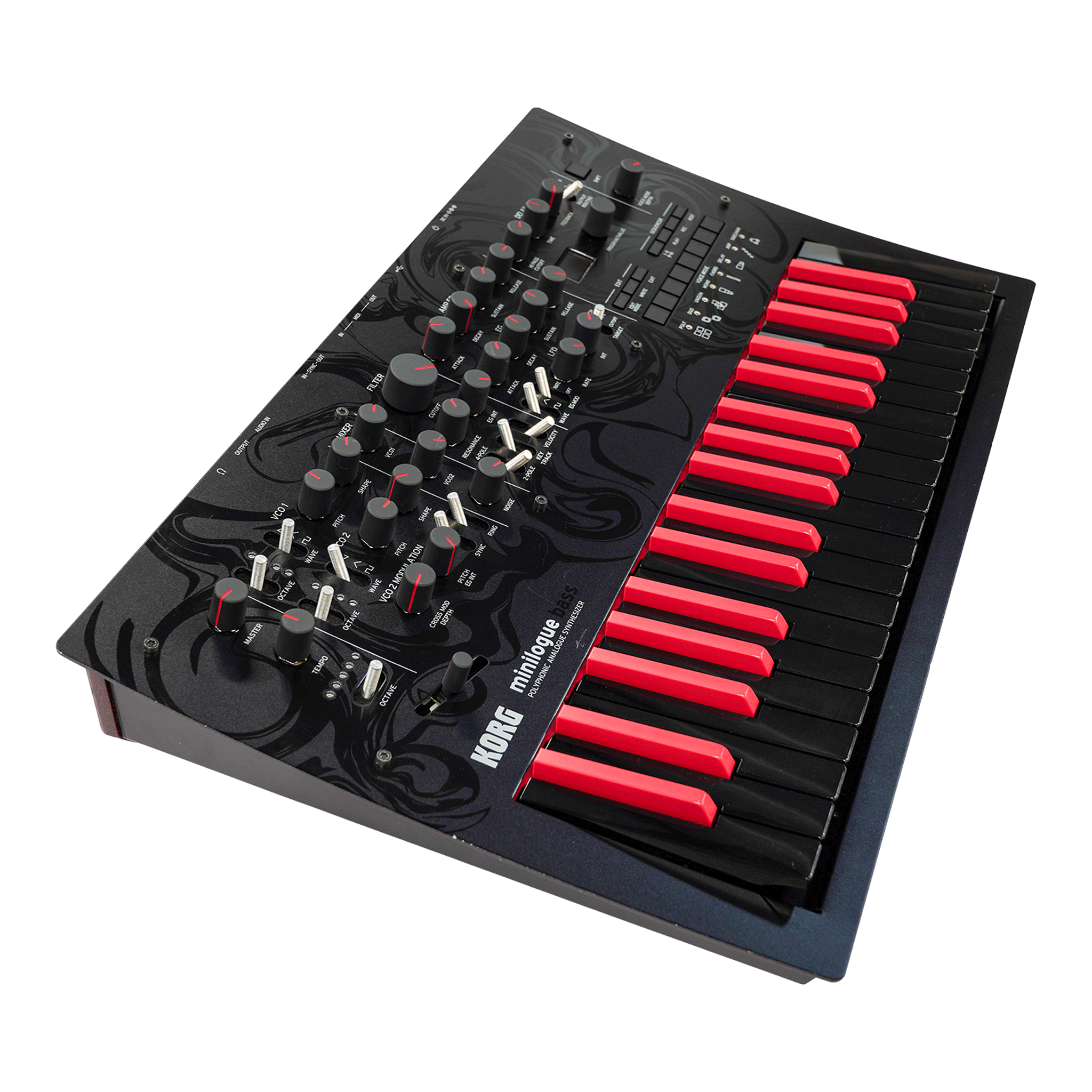 KORG プロのベーシストが監修した ベース・プリセット・プログラム搭載【minilogue bass】
