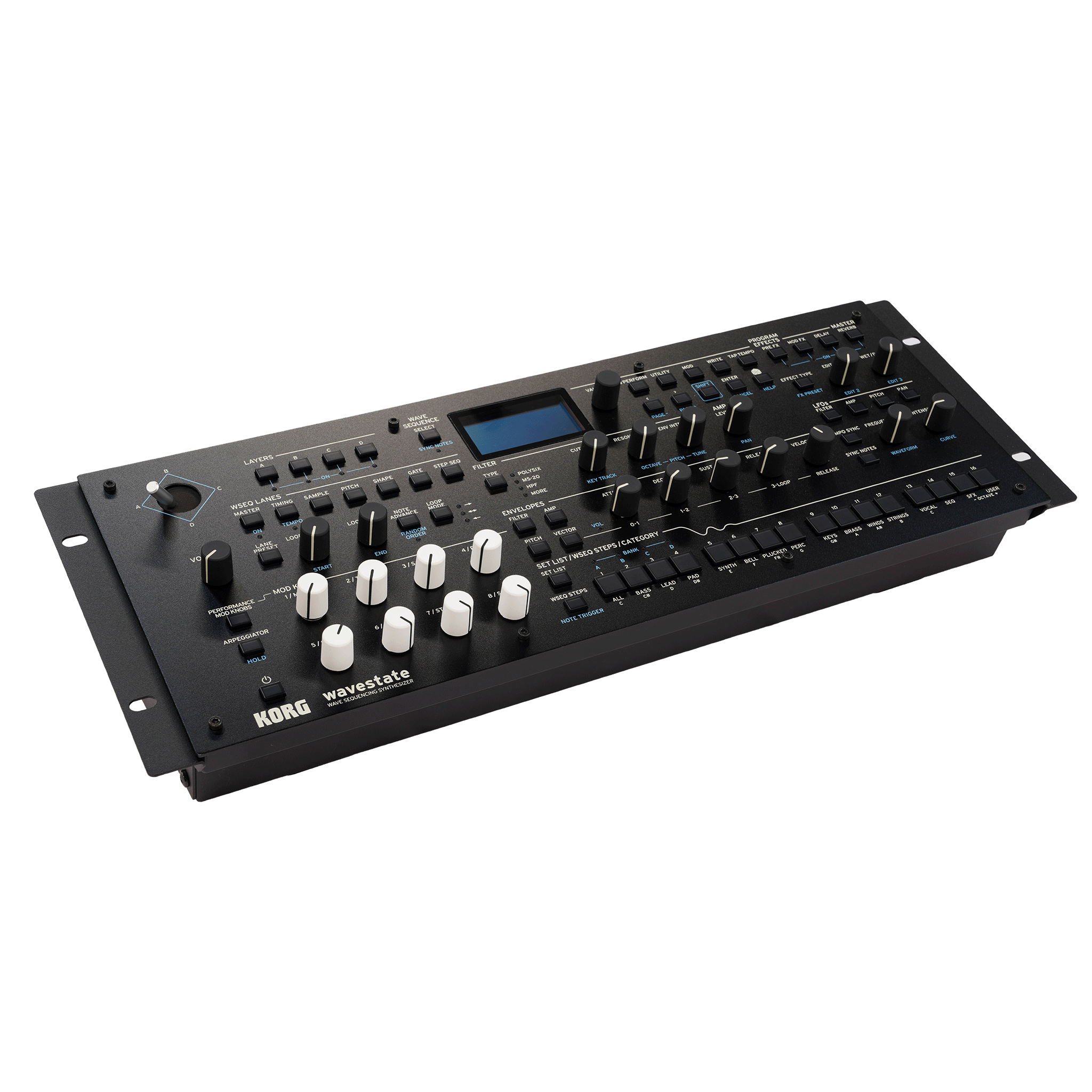 KORG 楽曲制作環境に革新をもたらすモジュール・モデル【wavestate module】