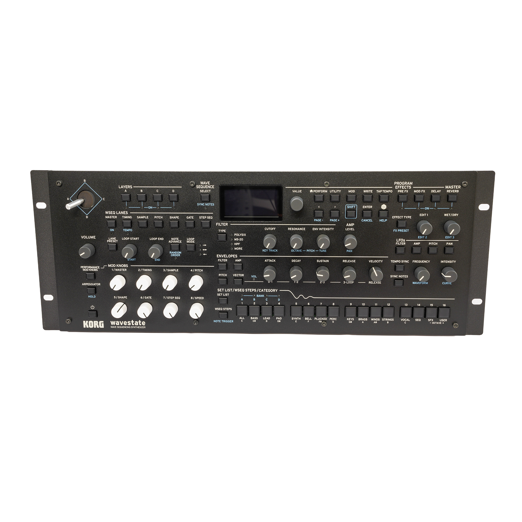 KORG 楽曲制作環境に革新をもたらすモジュール・モデル【wavestate module】
