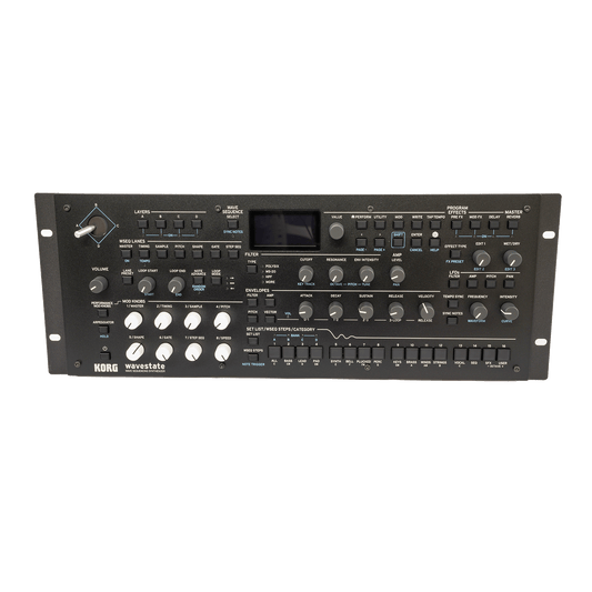 KORG 楽曲制作環境に革新をもたらすモジュール・モデル【wavestate module】