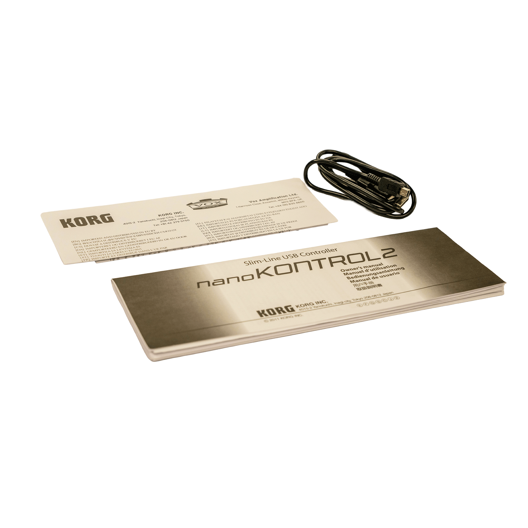 KORG　DTMに最適なコントローラー【NANOKONTROL2-BK】