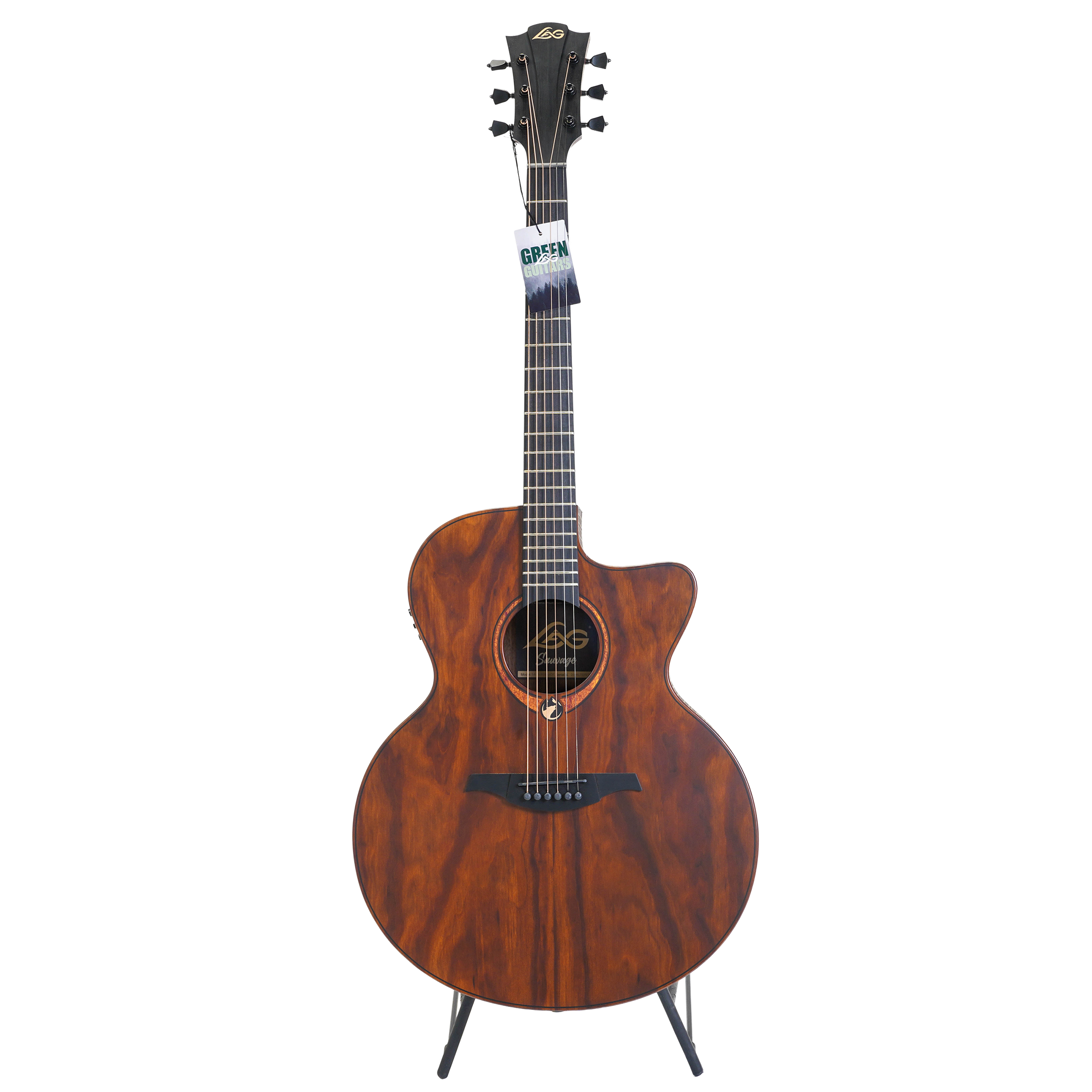 Lag Guitars  環境への配慮と品質を両立！ジャンボ・カッタウェイ・モデル【LAG SAUVAGE-JCE】