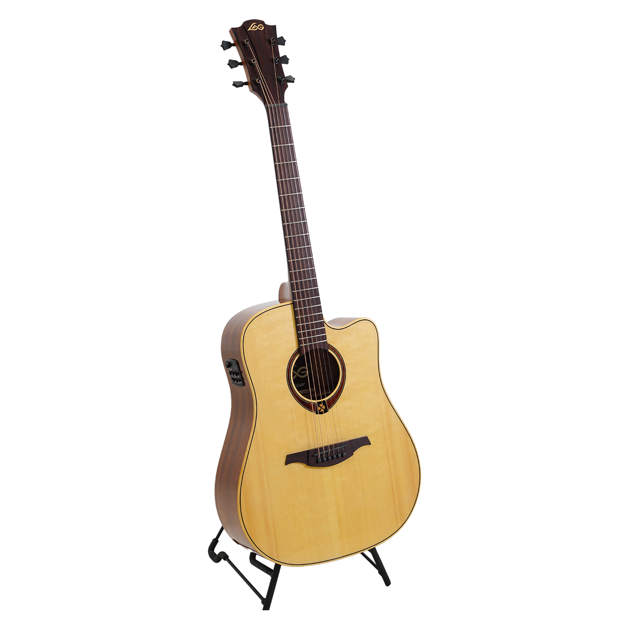 Lag Guitars  グロス仕上げのとても綺麗なエレアコ！ドレットノート・カッタウェイ・ボディシェイプ・モデル【LAG T88DCE】