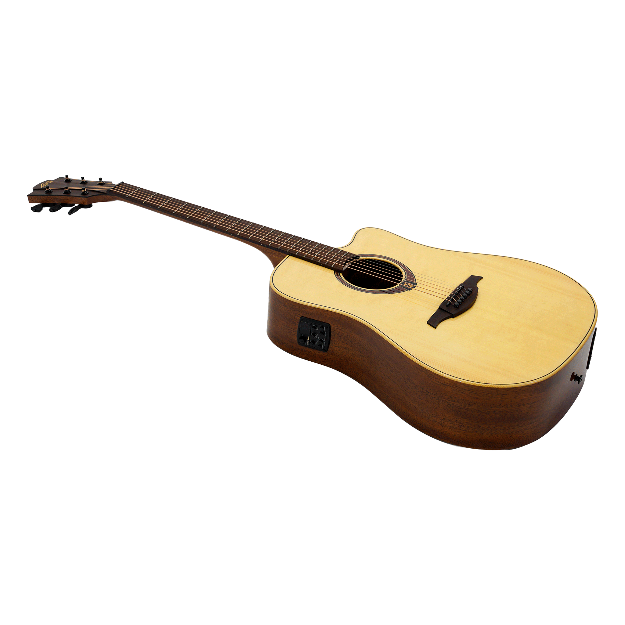 Lag Guitars  グロス仕上げのとても綺麗なエレアコ！ドレットノート・カッタウェイ・ボディシェイプ・モデル【LAG T88DCE】