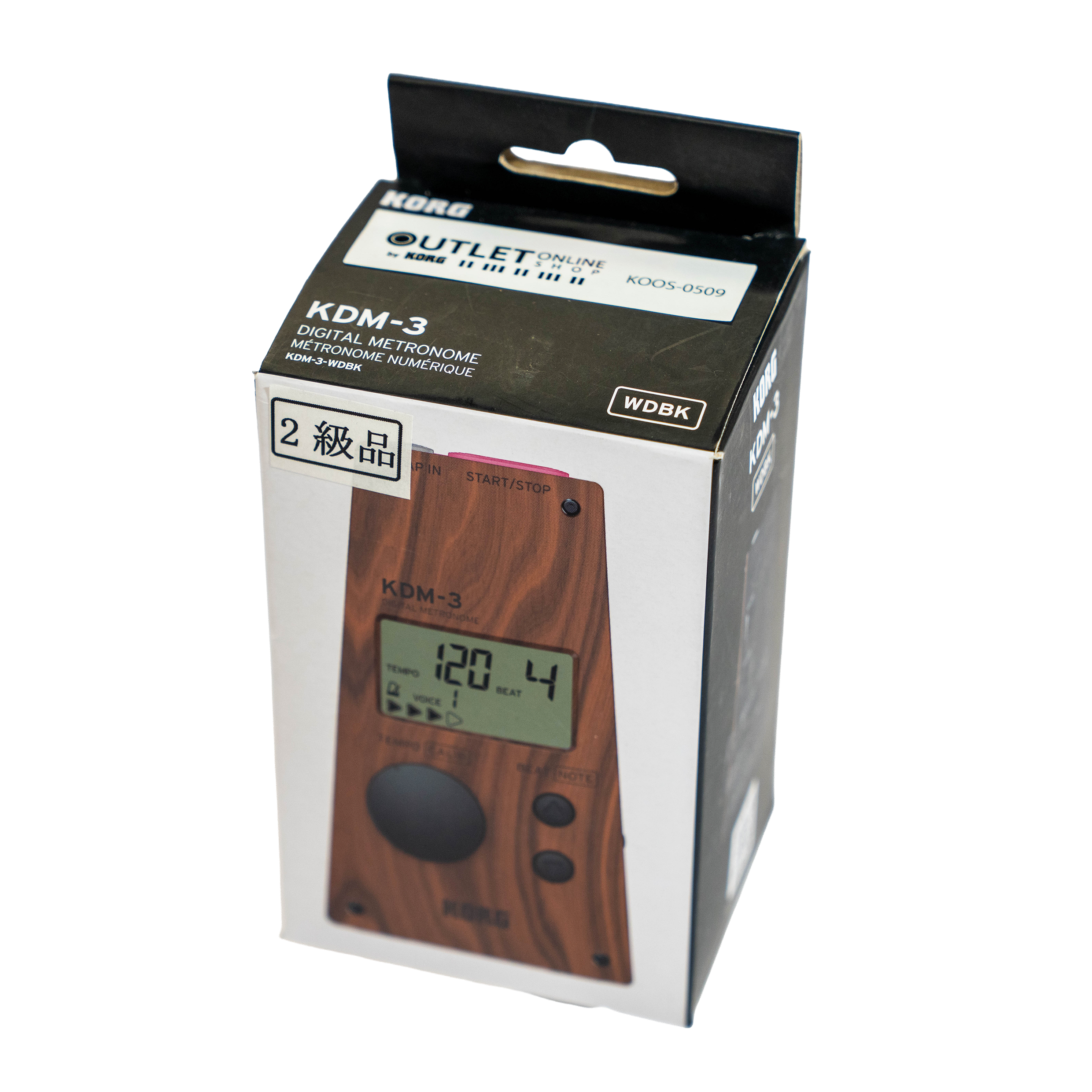 KORG 木製パネルをまとった特別仕様の電子メトロノーム【KDM-3-WDBK】