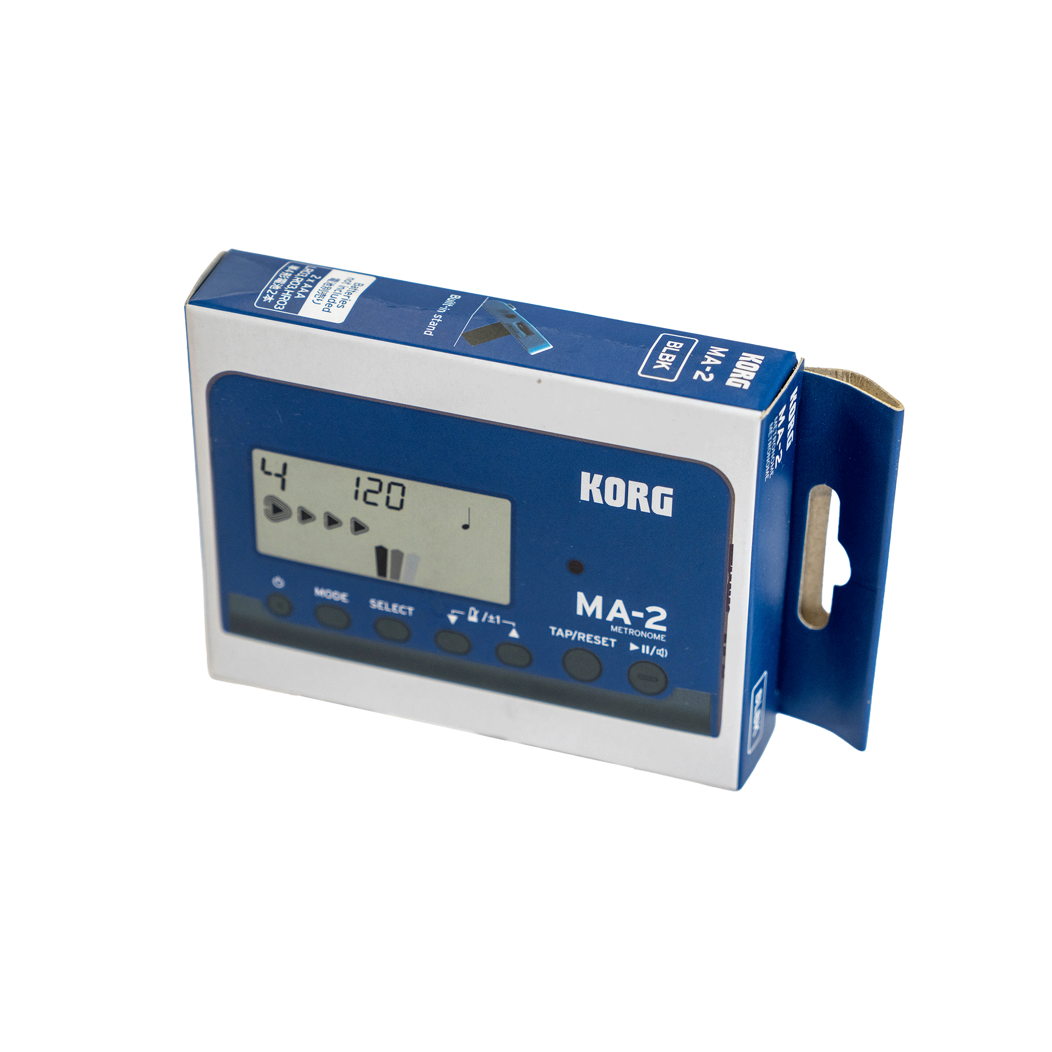 KORG ロングセラー・モデルの小型メトロノーム【KORG MA-2BLBK】