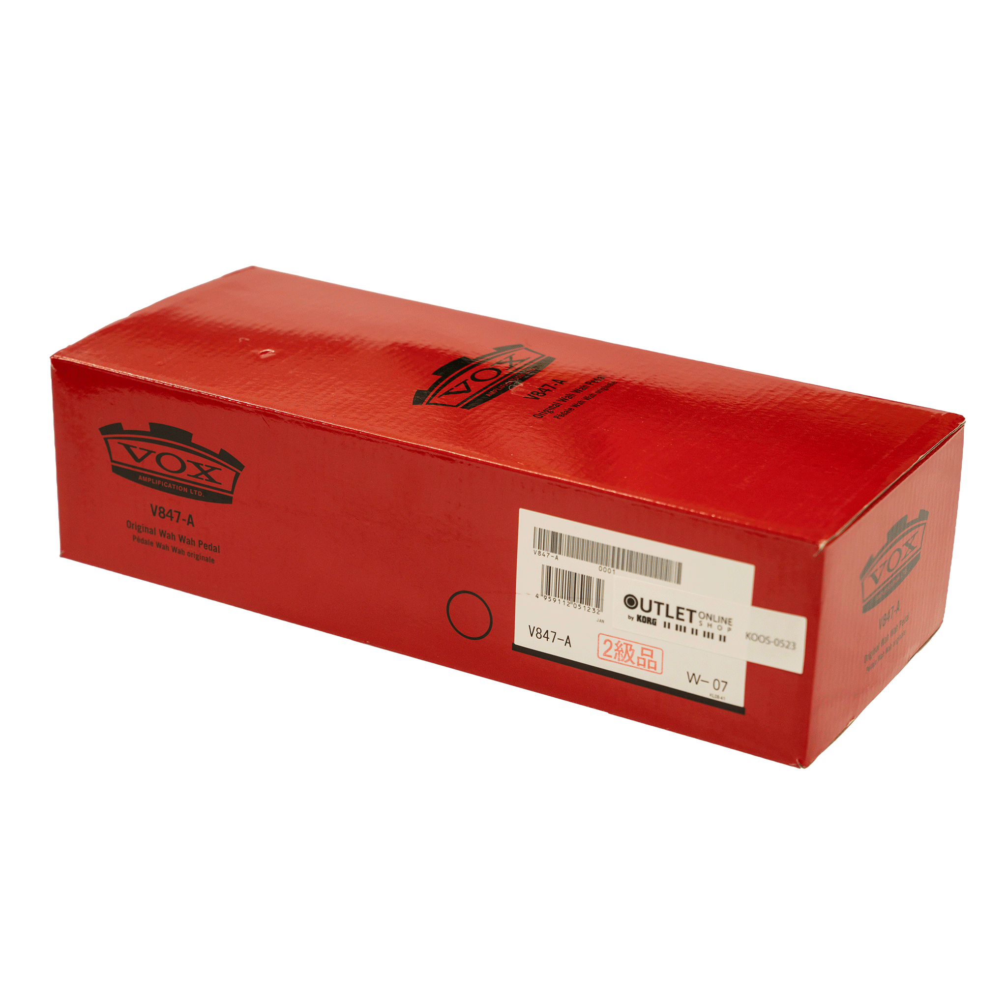 VOX　ワウペダルのロングセラー【VOX V847-A】