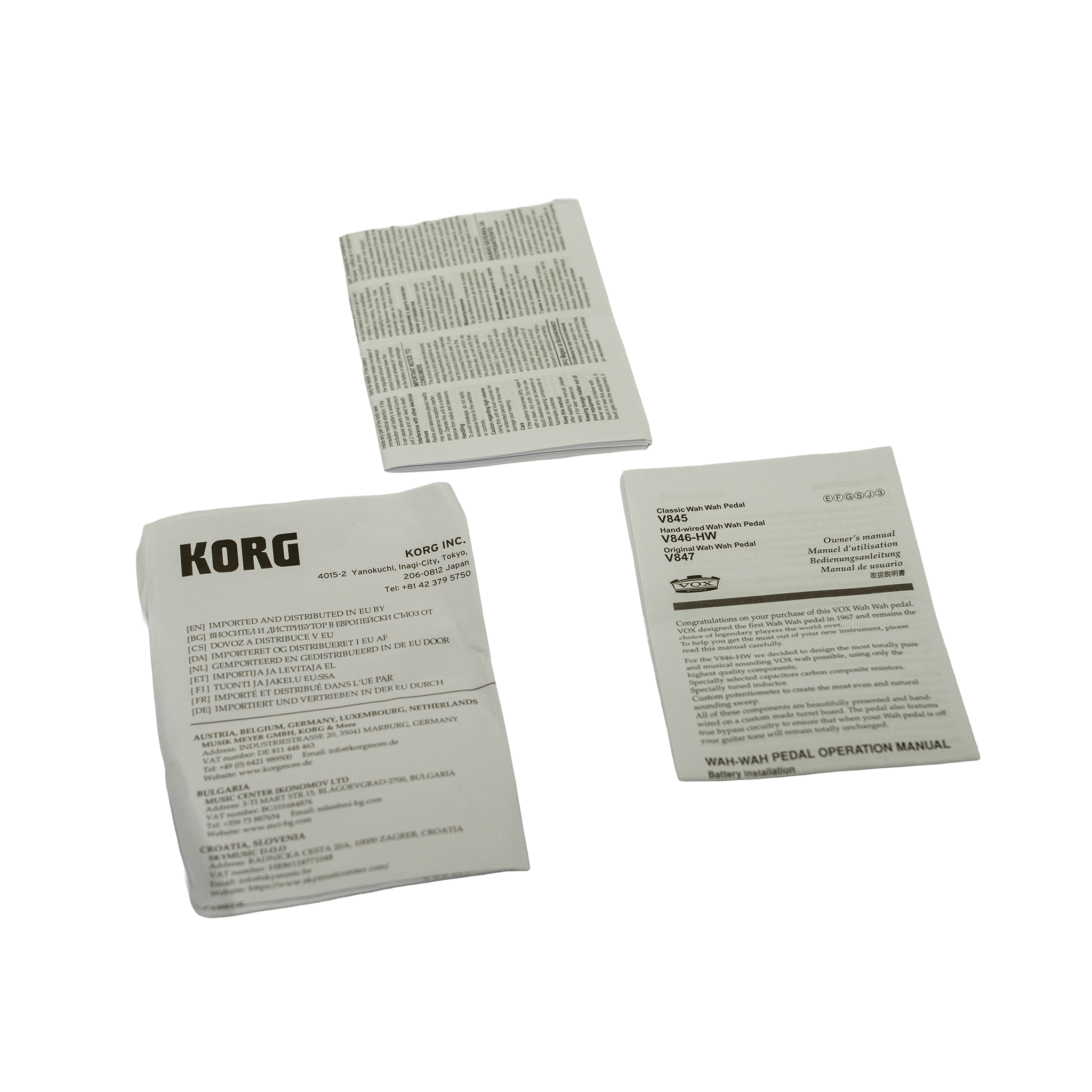 VOX ワウペダルのロングセラー＊箱無しの為スペシャルプライス！【VOX V847-A】 (コピー)