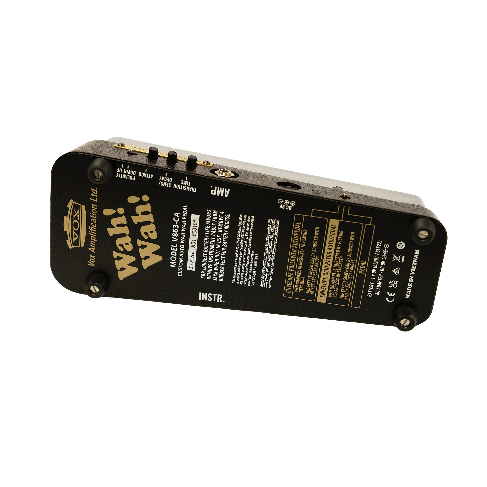 VOX オートワウモードも付いた進化型ワウ・ペダル【VOXV 863-CA】