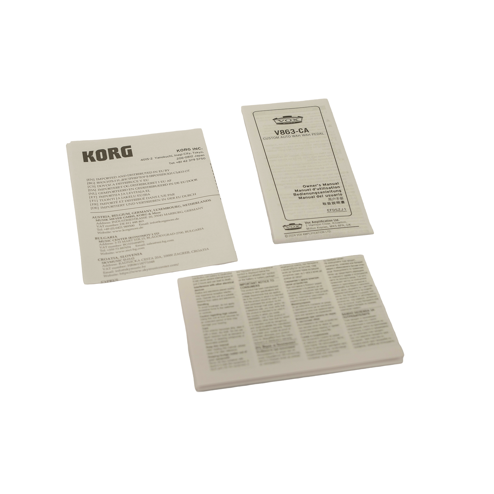 VOX オートワウモードも付いた進化型ワウ・ペダル【VOXV 863-CA】