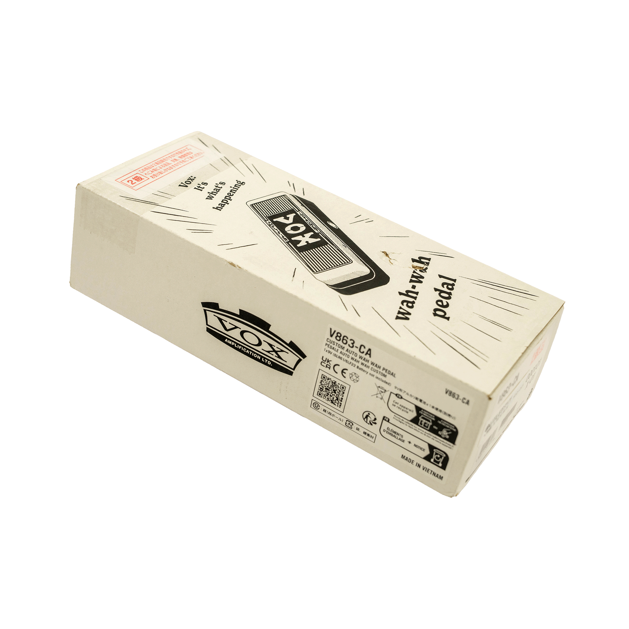 VOX オートワウモードも付いた進化型ワウ・ペダル【VOXV 863-CA】