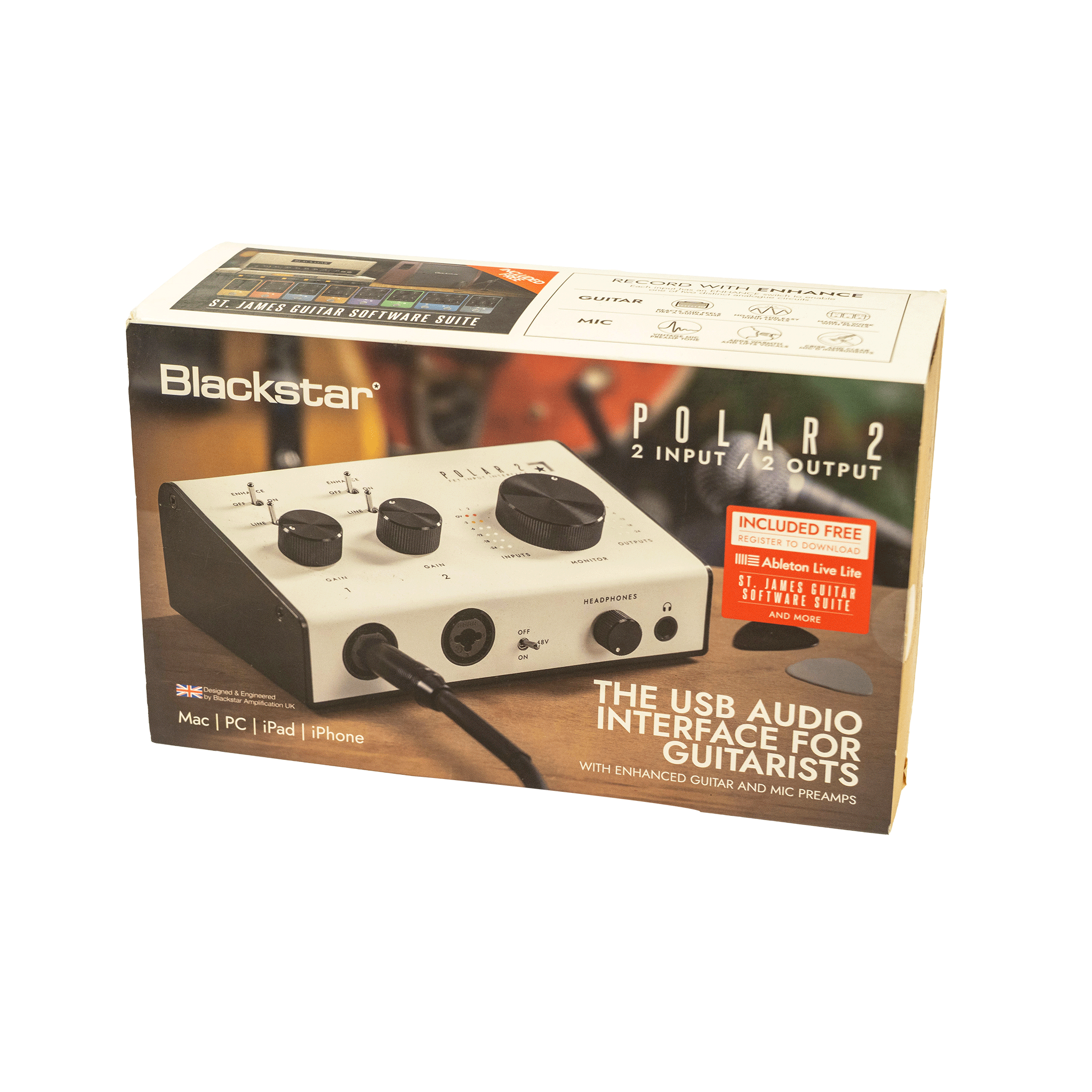 Blackstar ギタリストのためのUSB オーディオ・インターフェイス【POLAR-2】