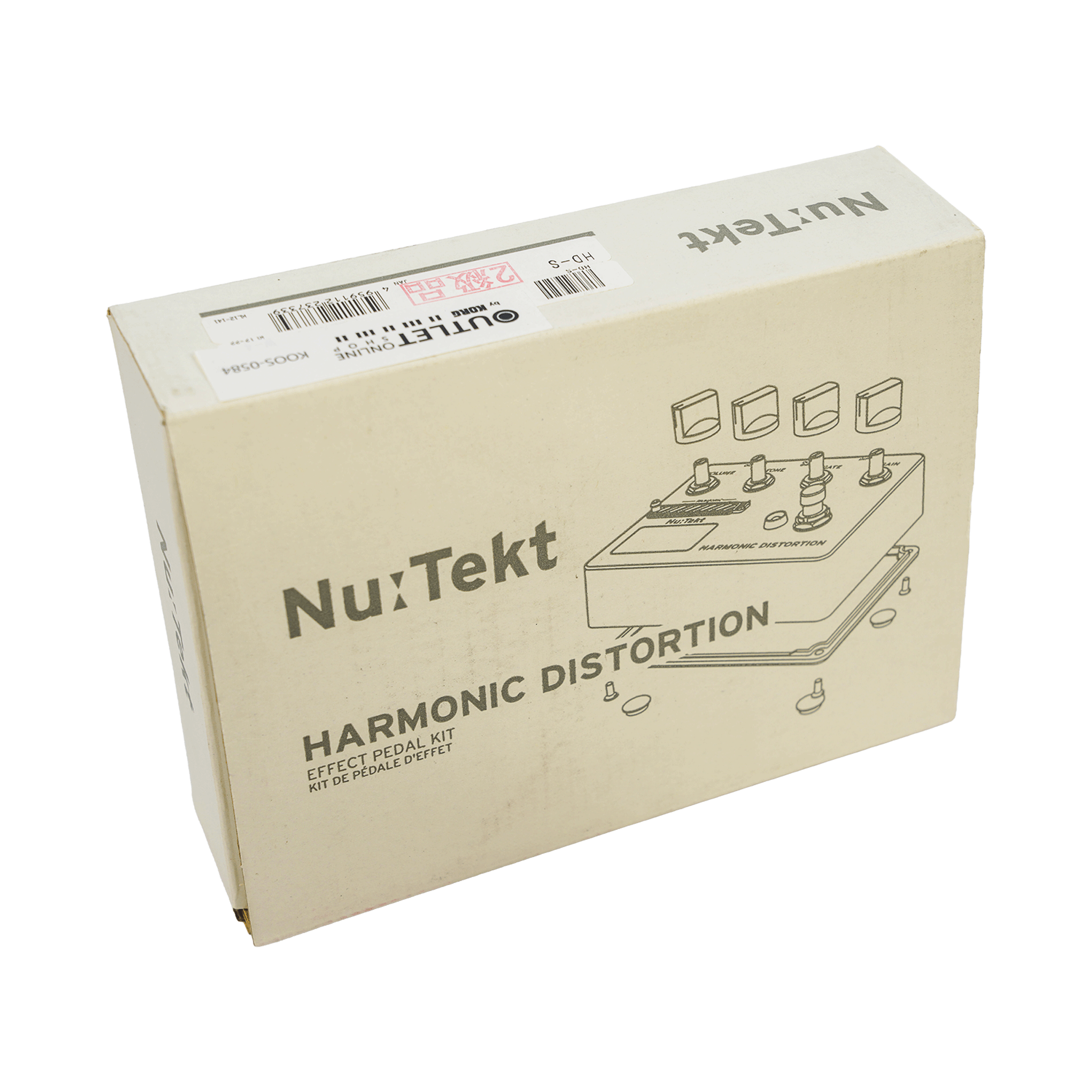 ＜組み立て済み＞Nu:Tekt オシレーターによるうねりが特徴のディストーション！【HARMONIC DISTORTION HD-S】