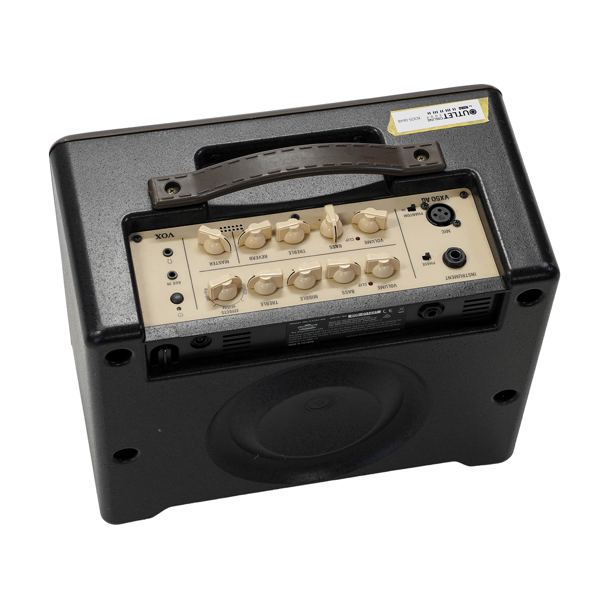 VOX Nutube搭載のアコースティック・ギター・アンプ【VX50-AG 】