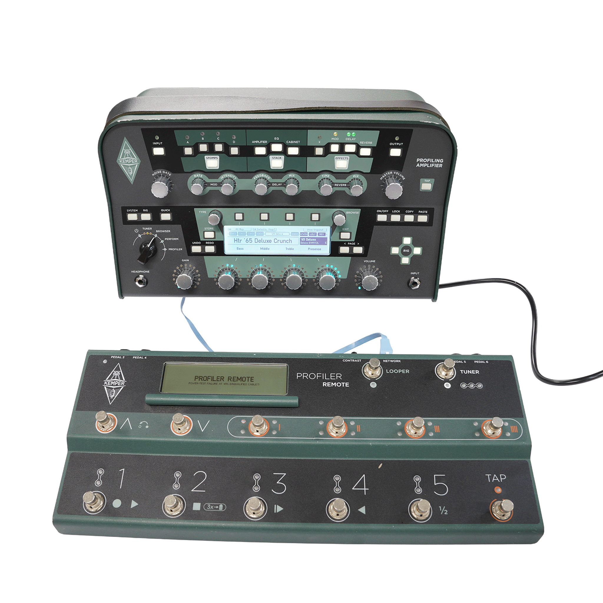 KEMPER　LIVEやStudioで大活躍！【KEMPER Profiler HD BK+KEMPER REMOTE】