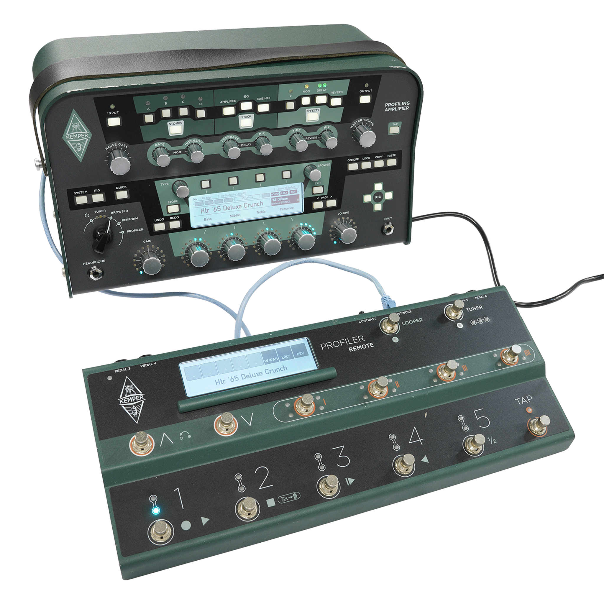 KEMPER　LIVEやStudioで大活躍！【KEMPER Profiler HD BK+KEMPER REMOTE】