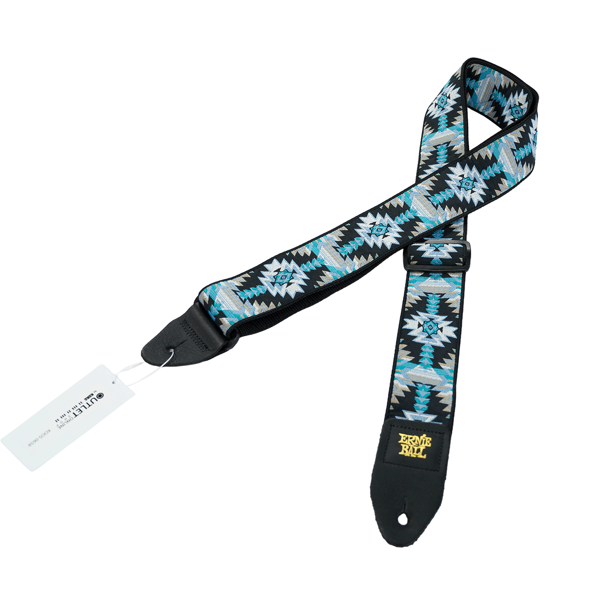 ERNIE BALL　超定番ストラップのジャガード仕様！【4609 JACQUARD STRAP ALBUQUERQUE BLUE】