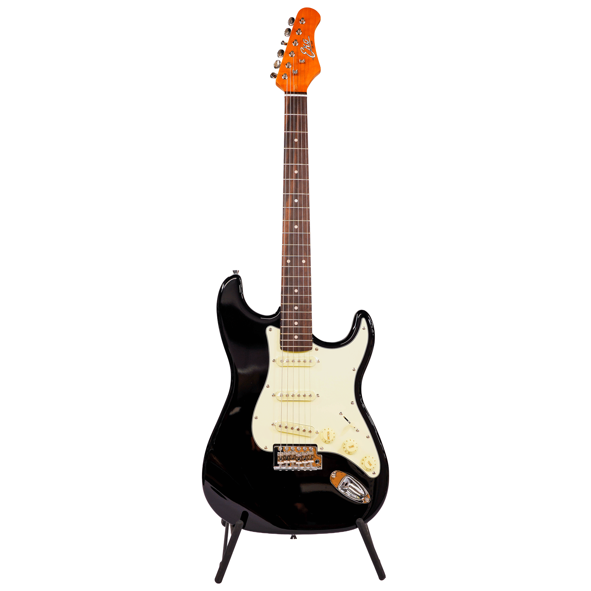 EKO シンプル＆風格漂う・上位機種のスリーシングルP.U【EKO ST 400 BLACK】