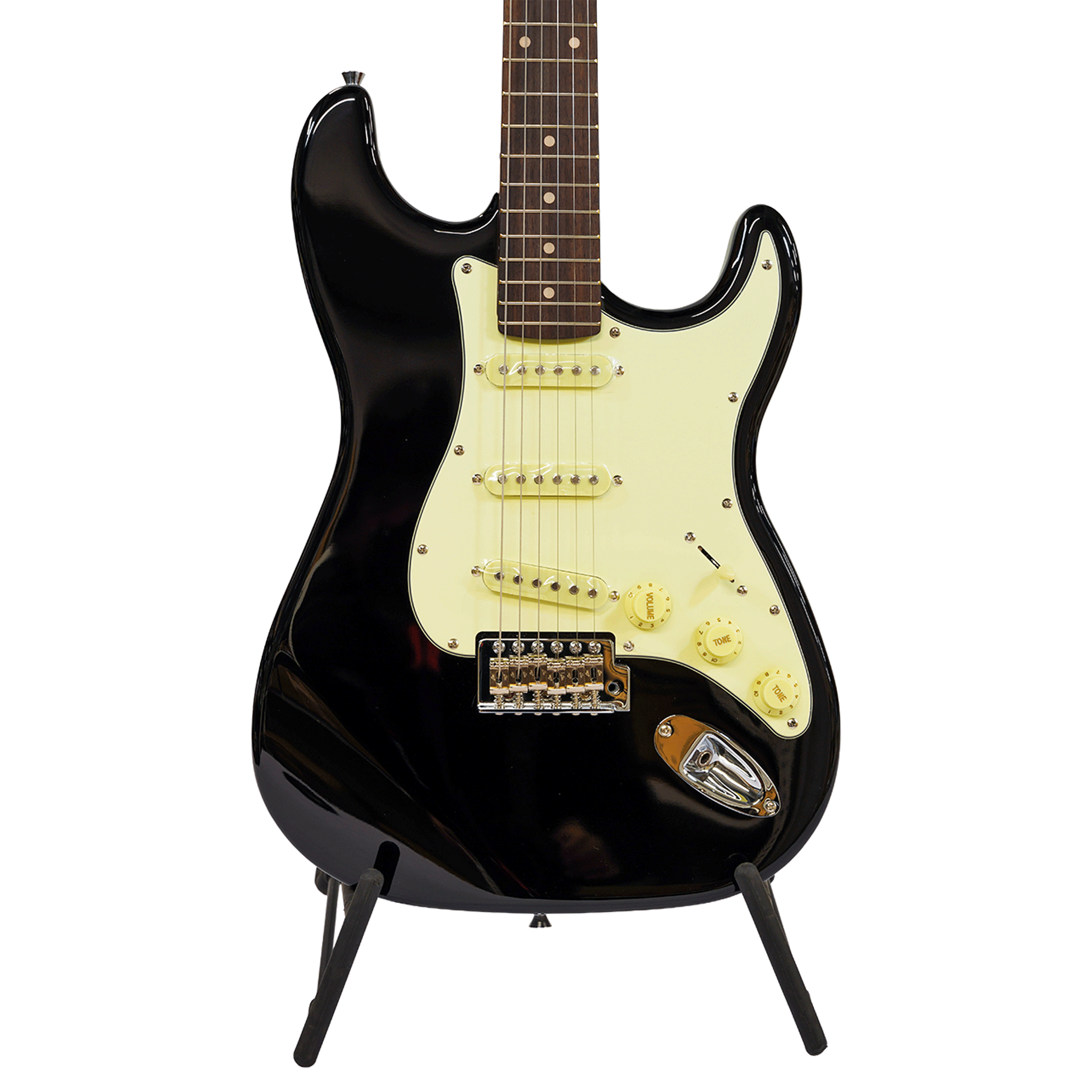 EKO シンプル＆風格漂う・上位機種のスリーシングルP.U【EKO ST 400 BLACK】