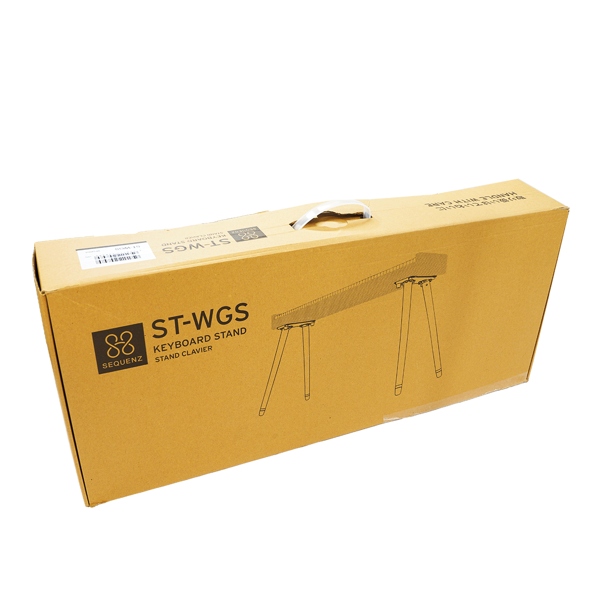 SEQUENZ　Grandstage Xのボディにマッチする専用デザインの木製キーボード・スタンド【ST-WGS】