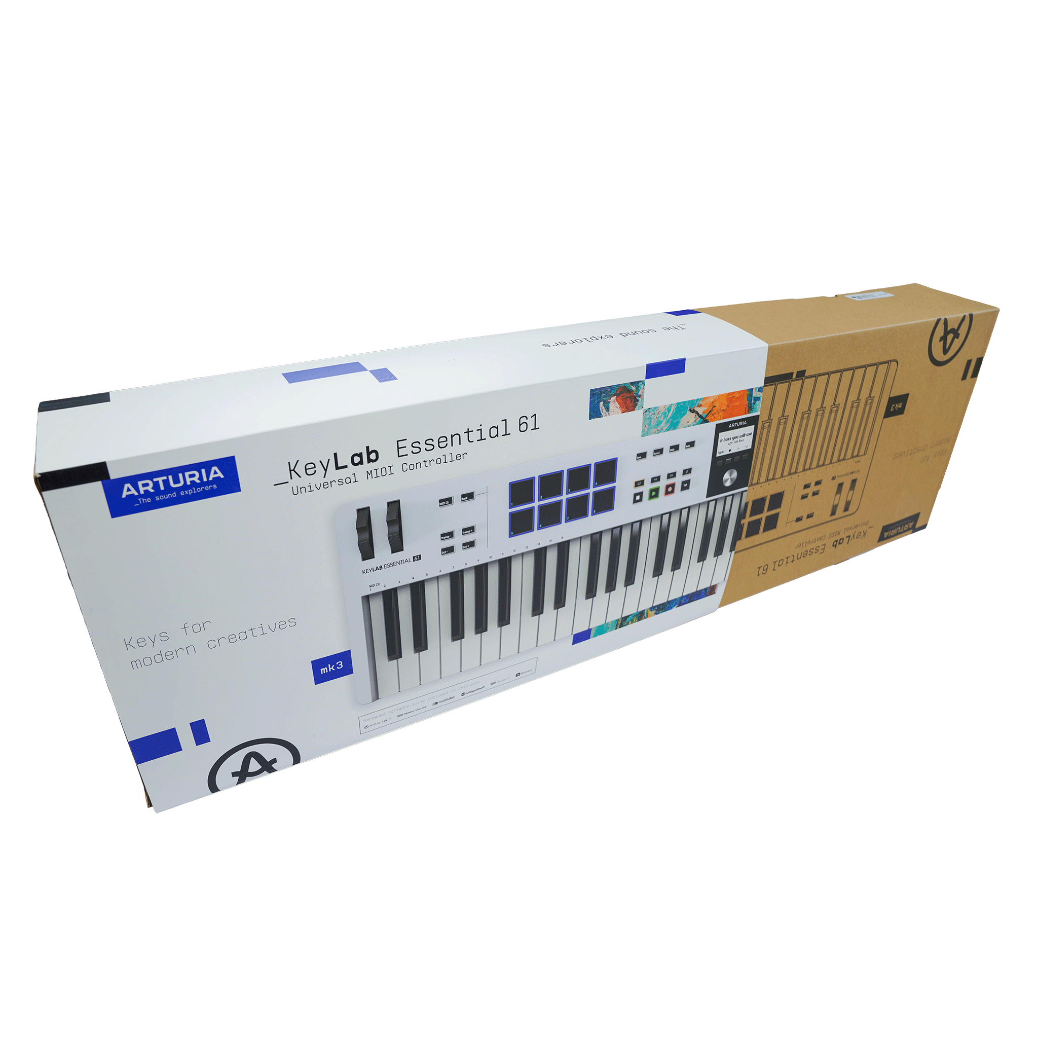 ARTURIA  数々のバンドルソフトが魅力のMIDIコントローラー【KEYLAB ESSENTIAL 61 MK3】