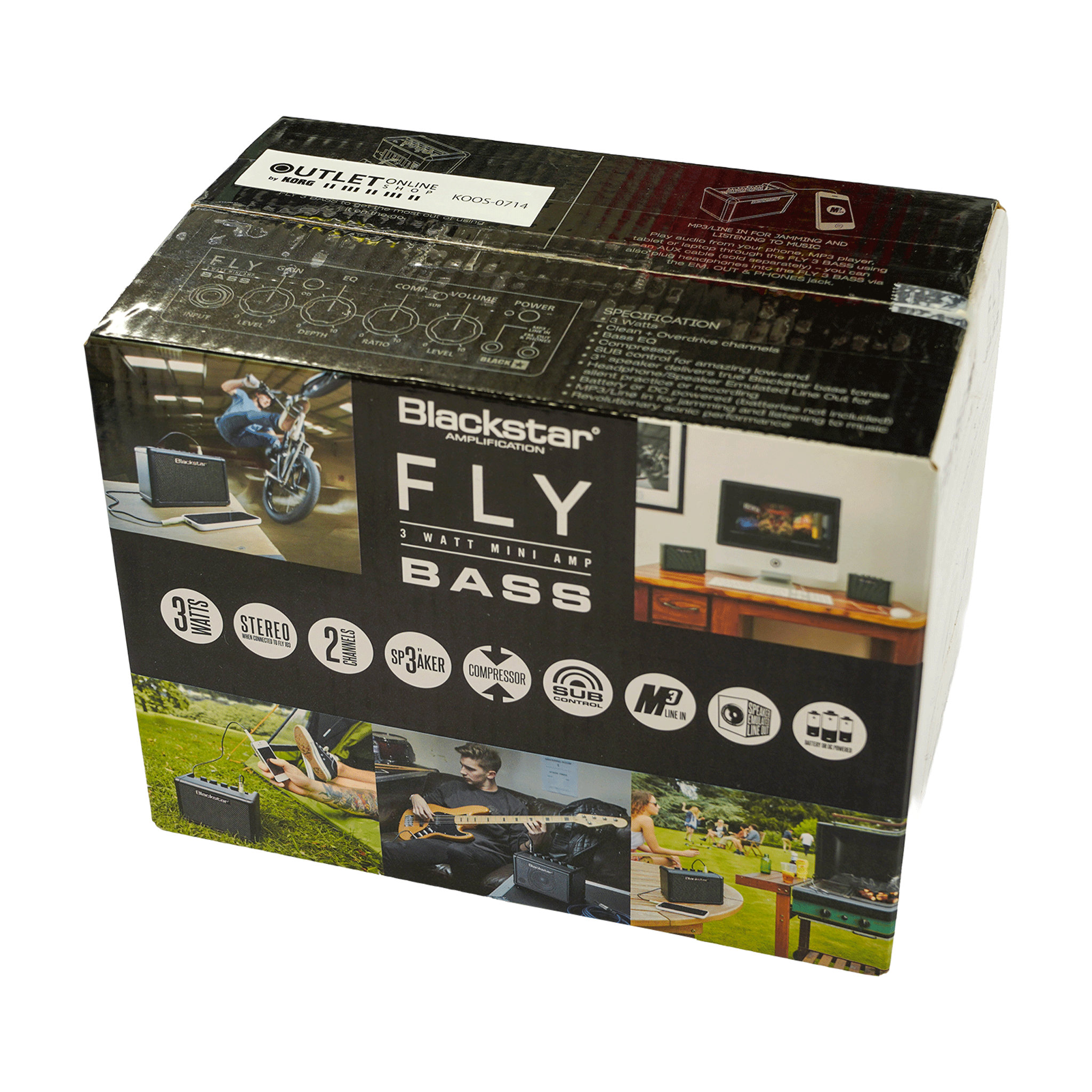 Blackstar コンパクトで革新的なベース用ミニアンプ【FLY3 BASS】