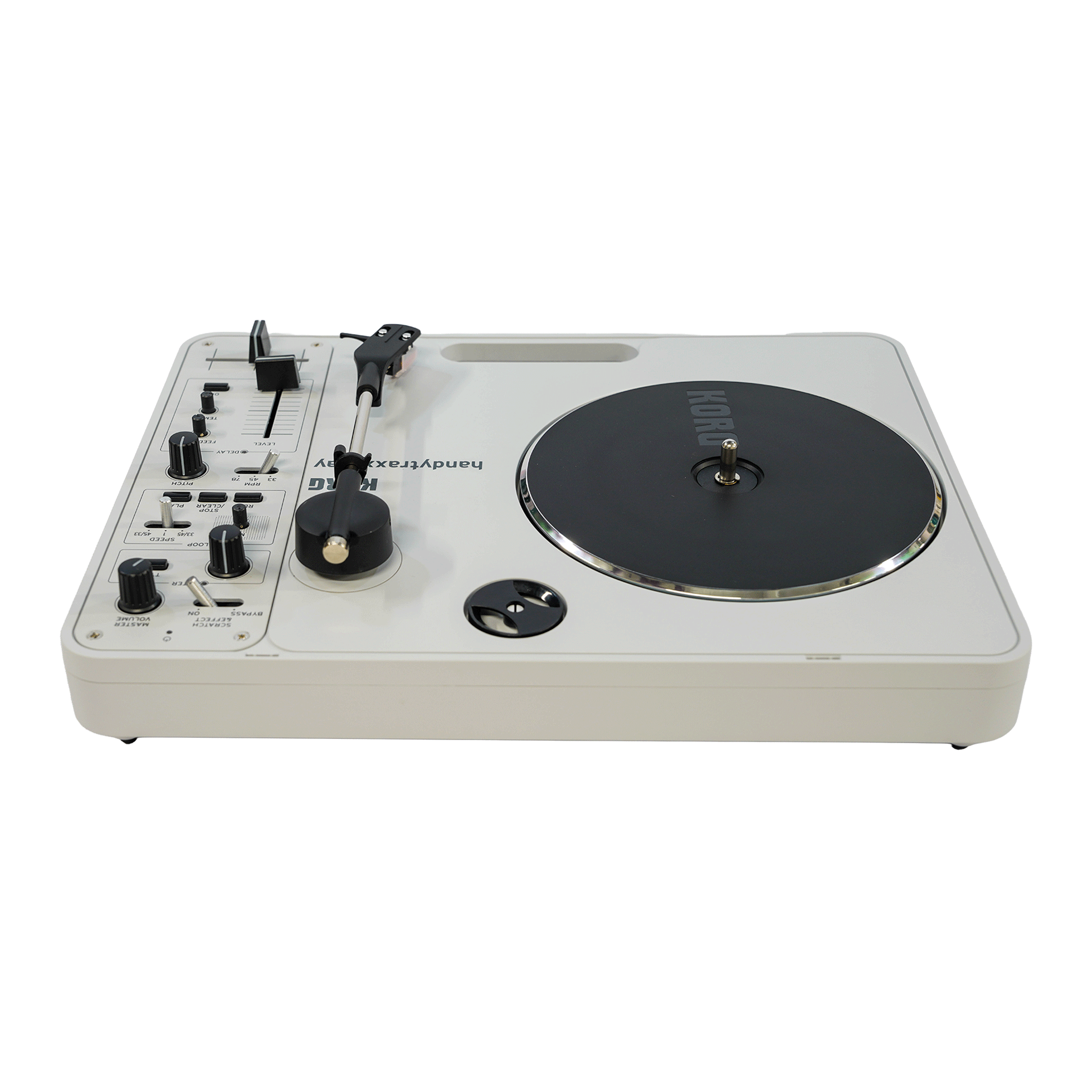 KORG 手軽に持ち出そう！ポータブル・レコードプレーヤー【handytraxx play】