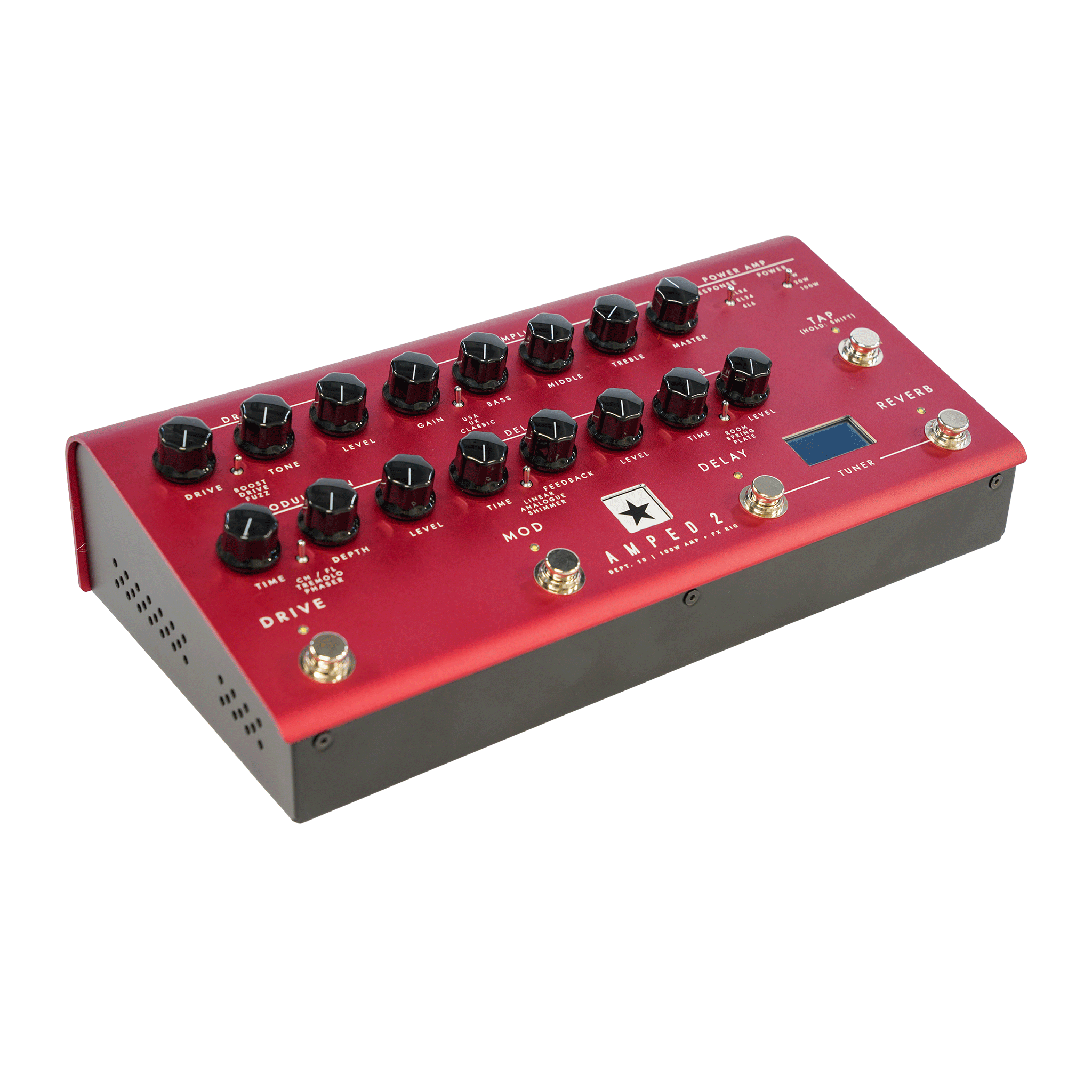 Blackstar 100Wアンプ＋FXをコンパクトなペダルに凝縮！【DEPT. 10 AMPED 2】