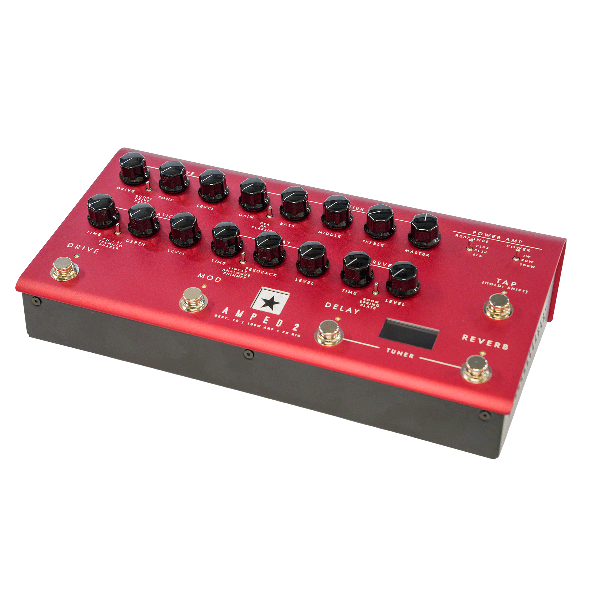 Blackstar 100Wアンプ＋FXをコンパクトなペダルに凝縮！【DEPT. 10 AMPED 2】