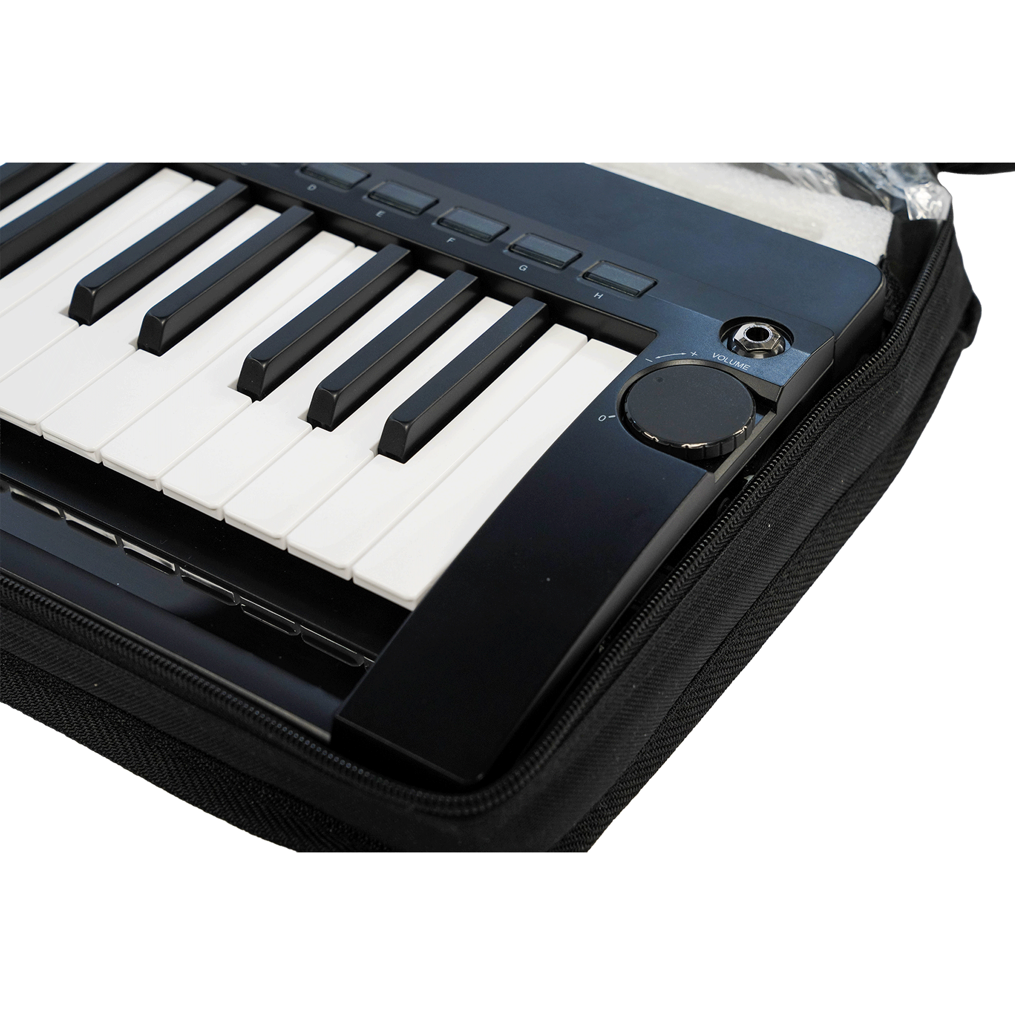 KORG キーボードもステージ上で動き回るならこれ！スタイリッシュなキーター【RK-100S 2BK】