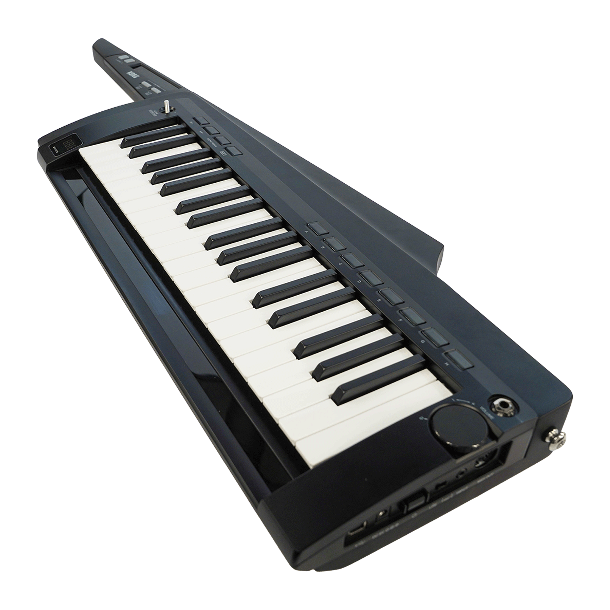 KORG キーボードもステージ上で動き回るならこれ！スタイリッシュなキーター【RK-100S 2BK】