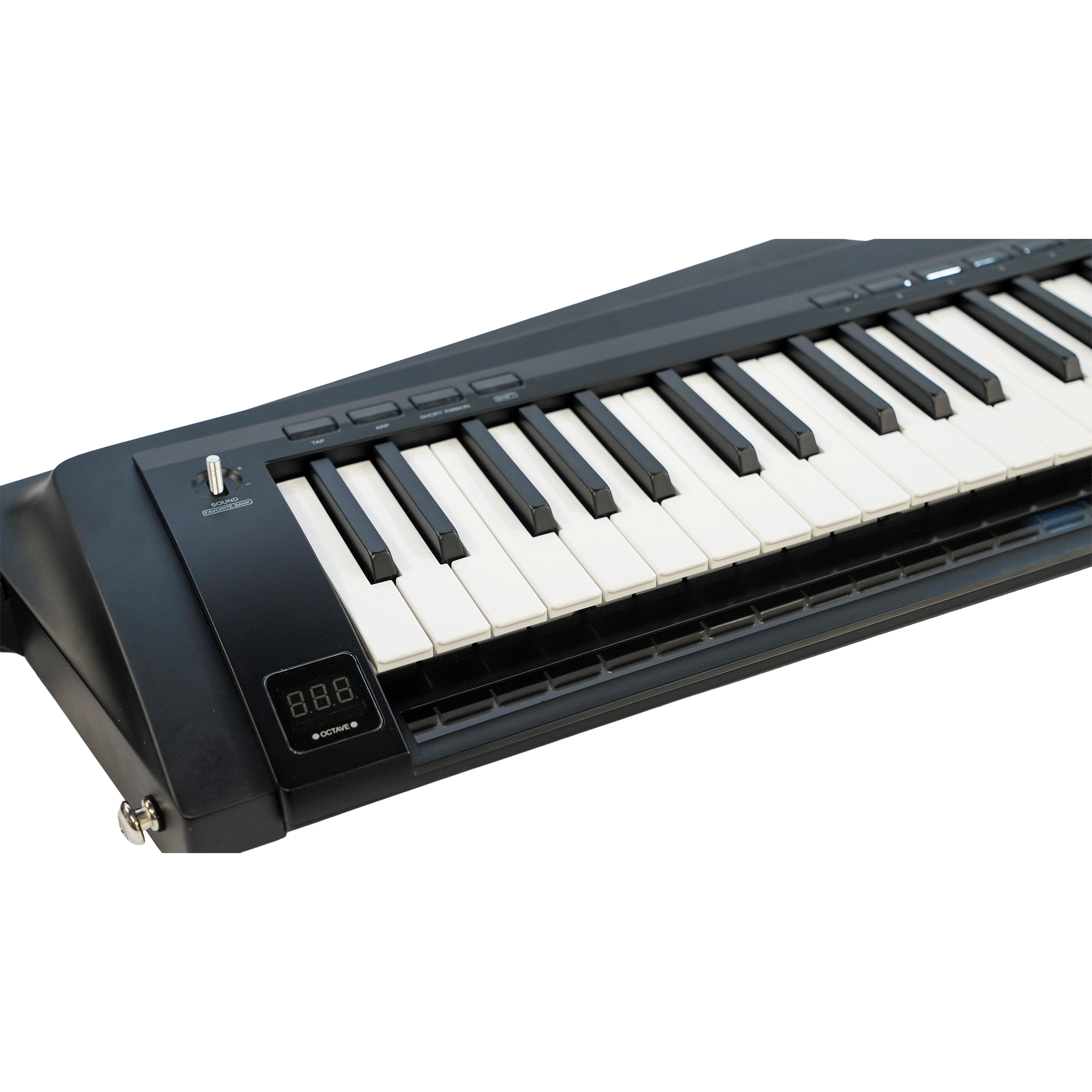 KORG キーボードもステージ上で動き回るならこれ！スタイリッシュなキーター【RK-100S 2BK】