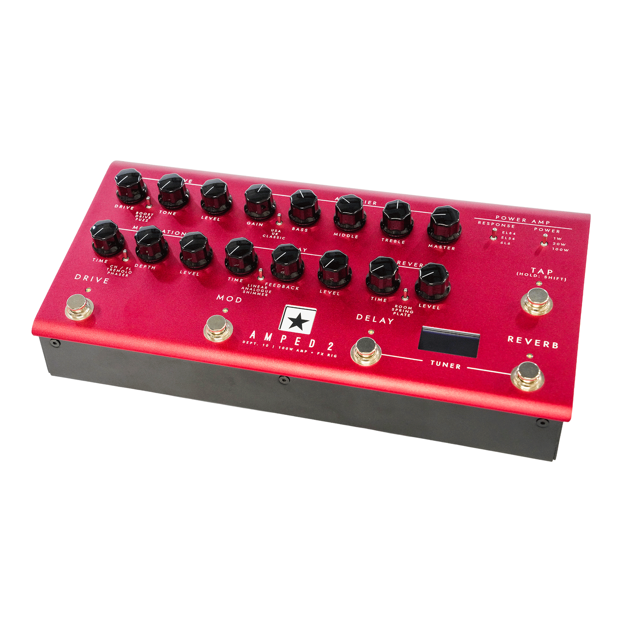 Blackstar 100Wアンプ＋FXをコンパクトなペダルに凝縮！【DEPT. 10 AMPED 2】
