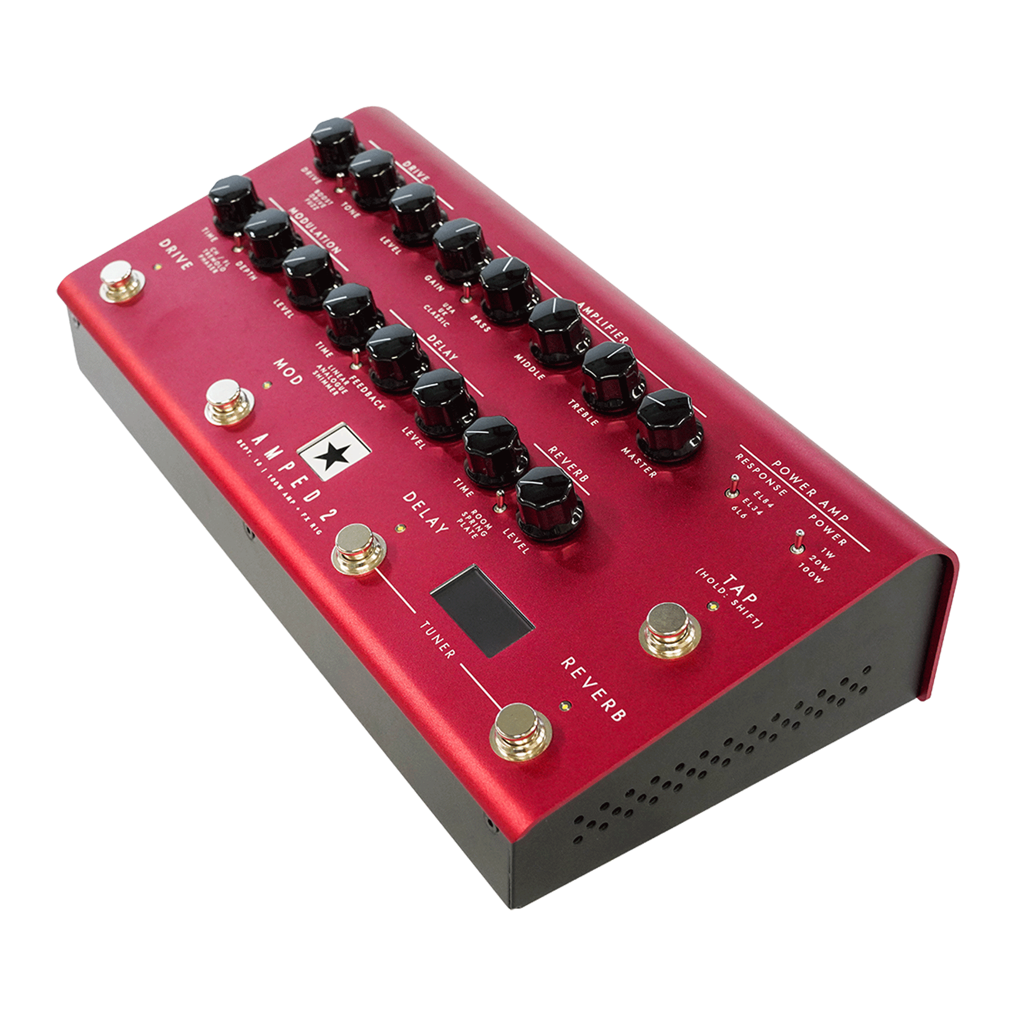 Blackstar 100Wアンプ＋FXをコンパクトなペダルに凝縮！【DEPT. 10 AMPED 2】