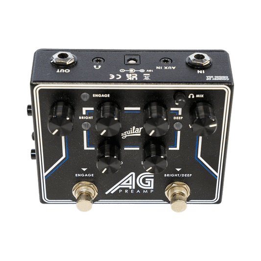 aguilar  アナログ・ベース用プリアンプにDIを搭載！【AGUILAR PEDAL AG PREAMP】
