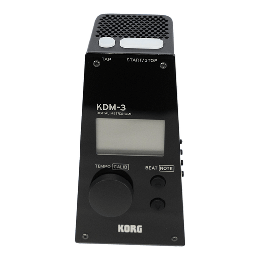 KORG 音が大きく電子だからテンポがずれない！電子メトロノーム【KDM-3 BK】
