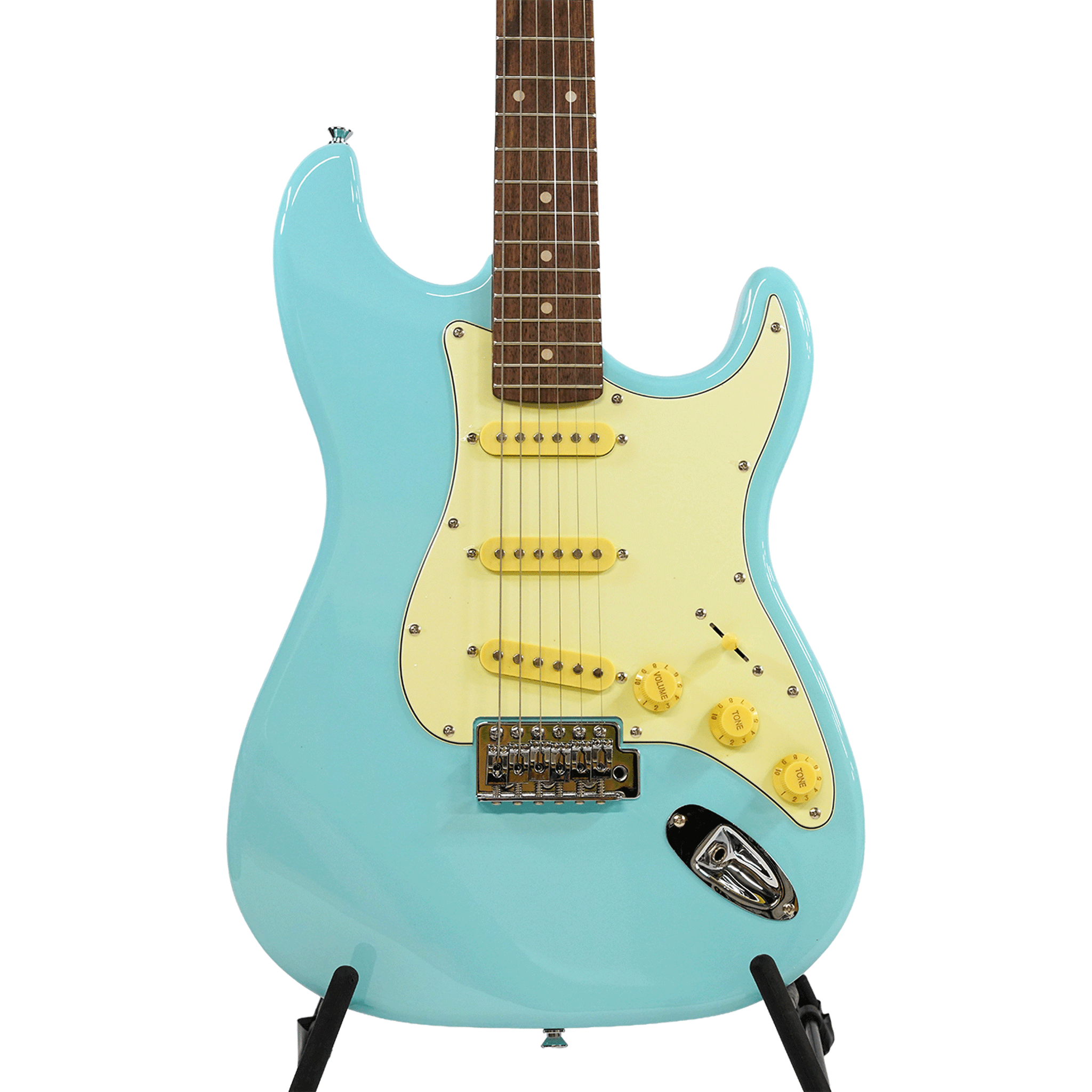 EKO キズありスペシャルプライス！シンプル＆風格漂う・スリーシングルP.U【EKO ST 300 Daphne Blue】
