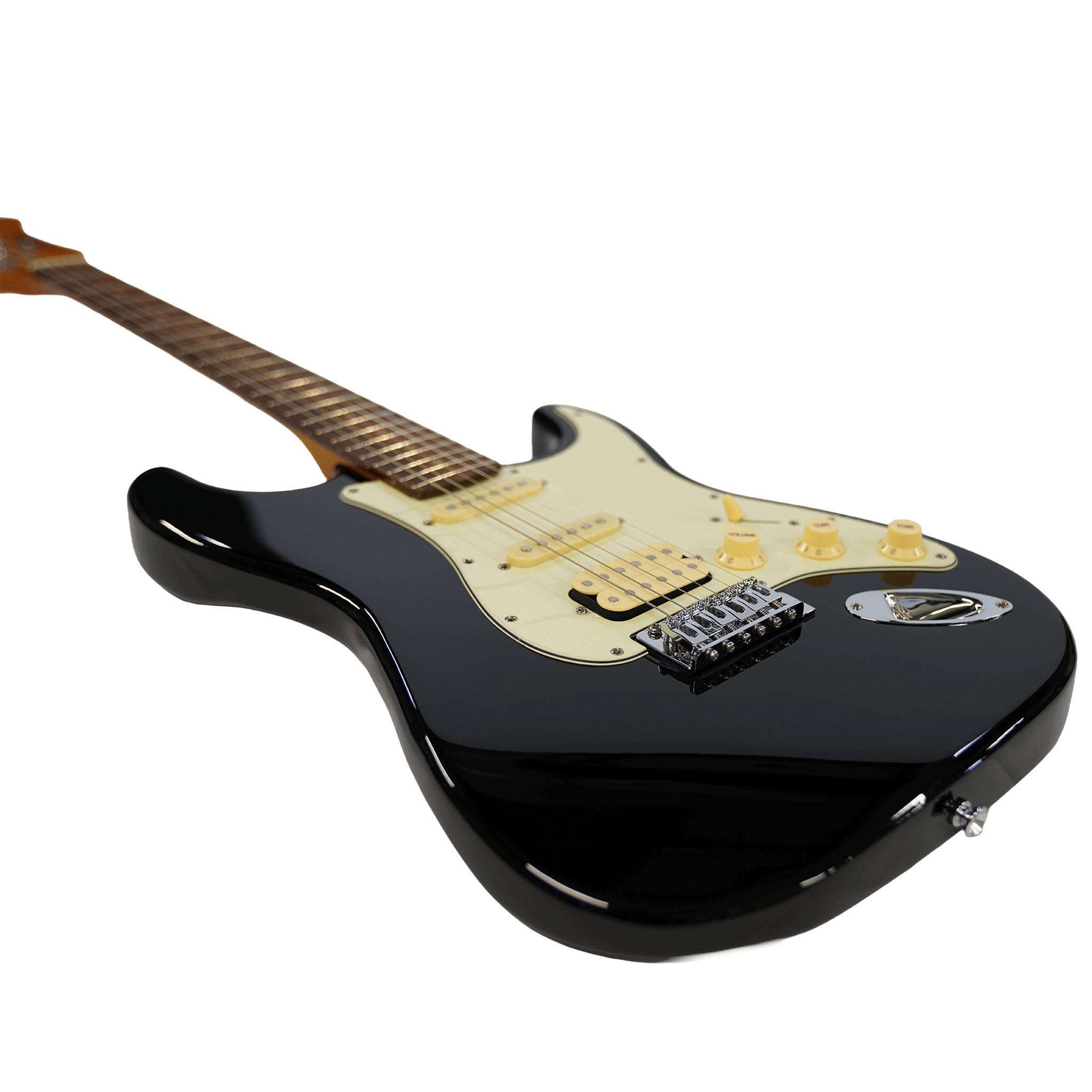EKO シンプル＆風格漂う・SSHのP.U搭載！【EKO ST 350 BLACK】
