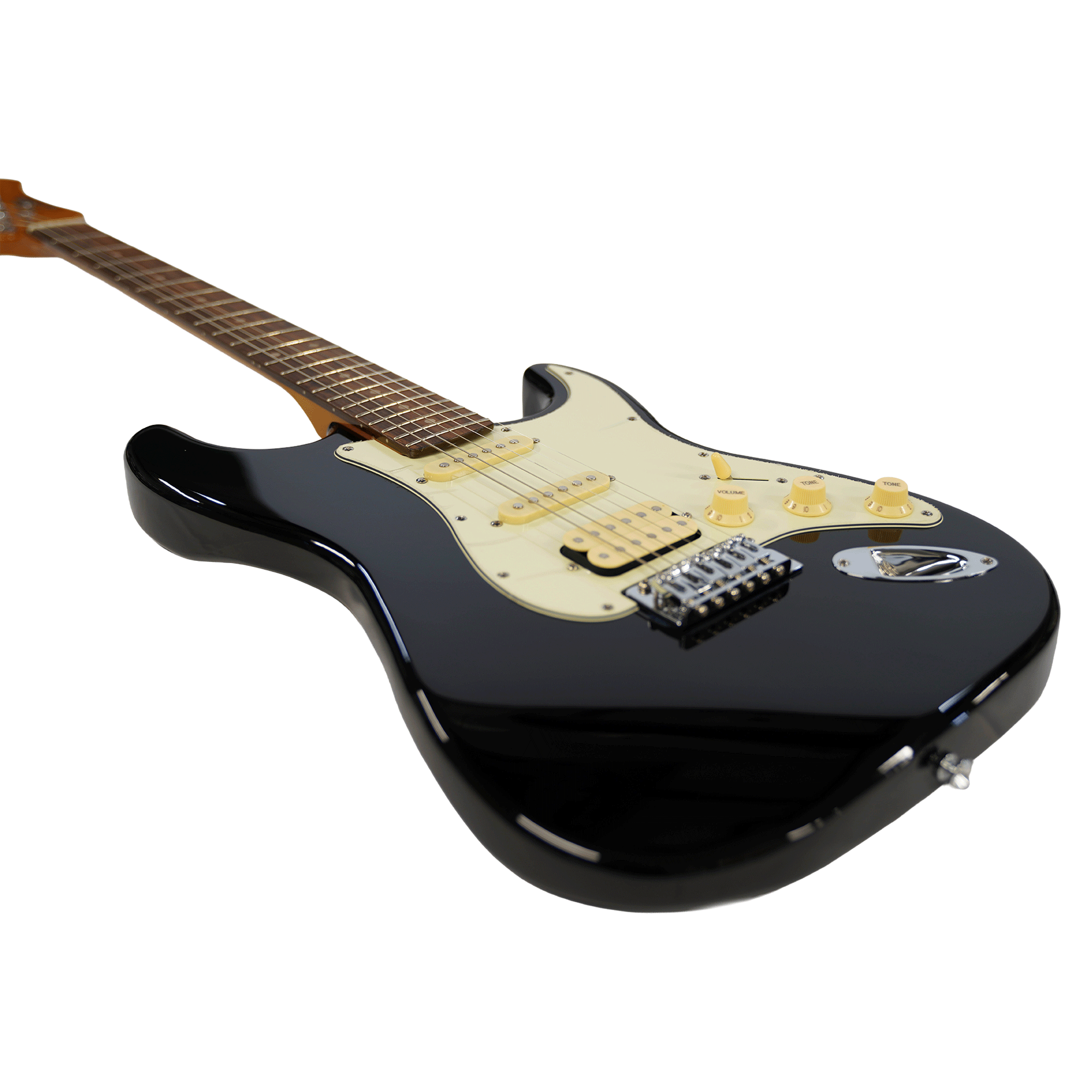 EKO シンプル＆風格漂う・SSHのP.U搭載！【EKO ST 350 BLACK】