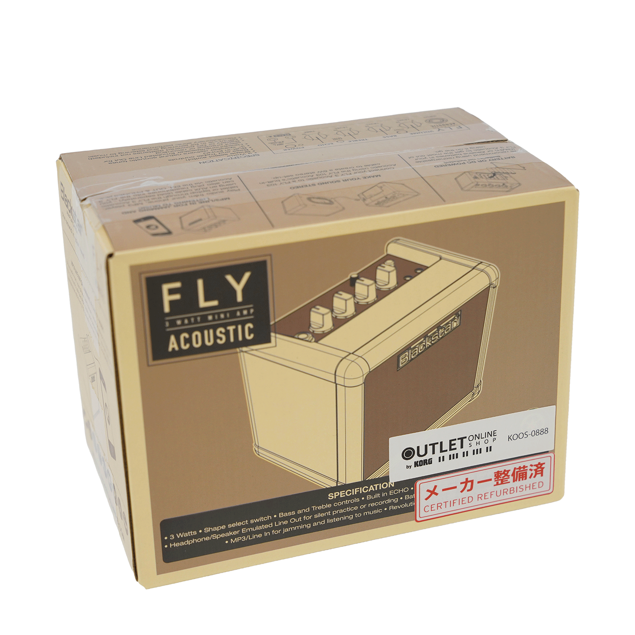 Blackstar 小型アコースティックギターアンプ 【FLY 3 Acoustic】