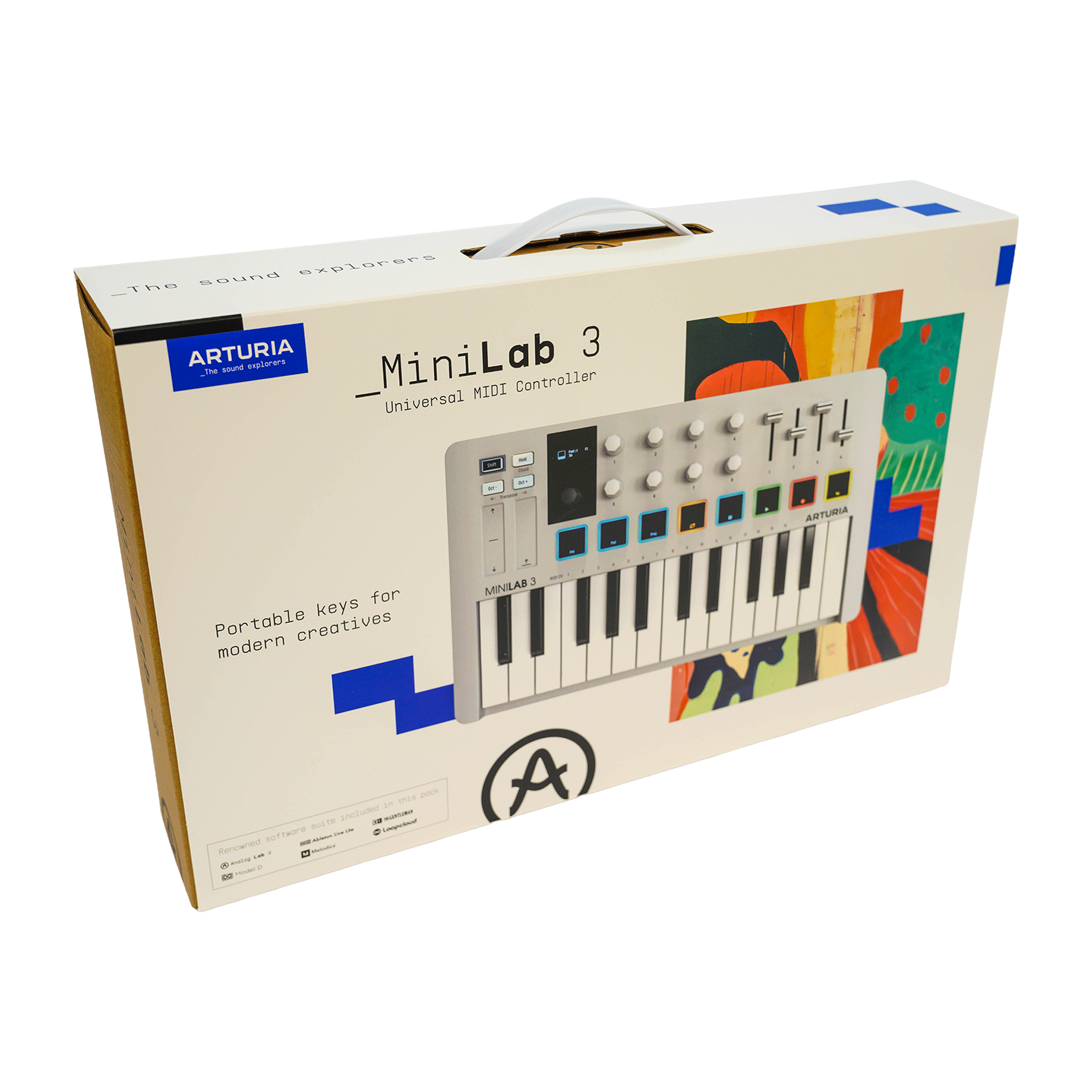 ARTURIA コンパクトなオールインワンMIDIコントローラー　【MINILAB 3】