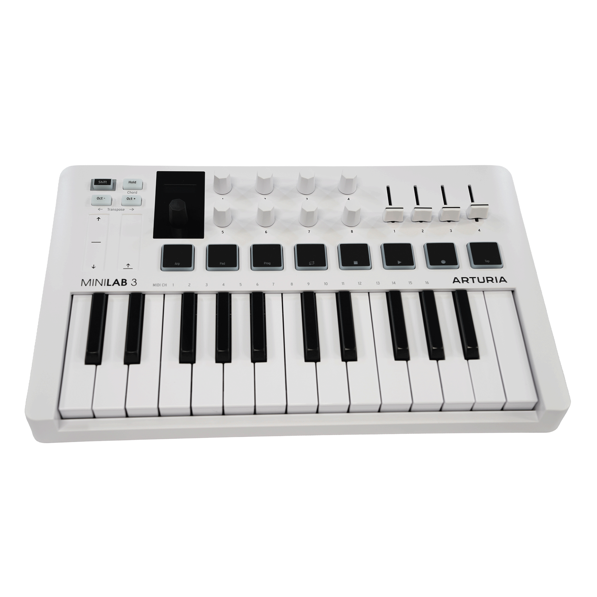 ARTURIA コンパクトなオールインワンMIDIコントローラー　【MINILAB 3】