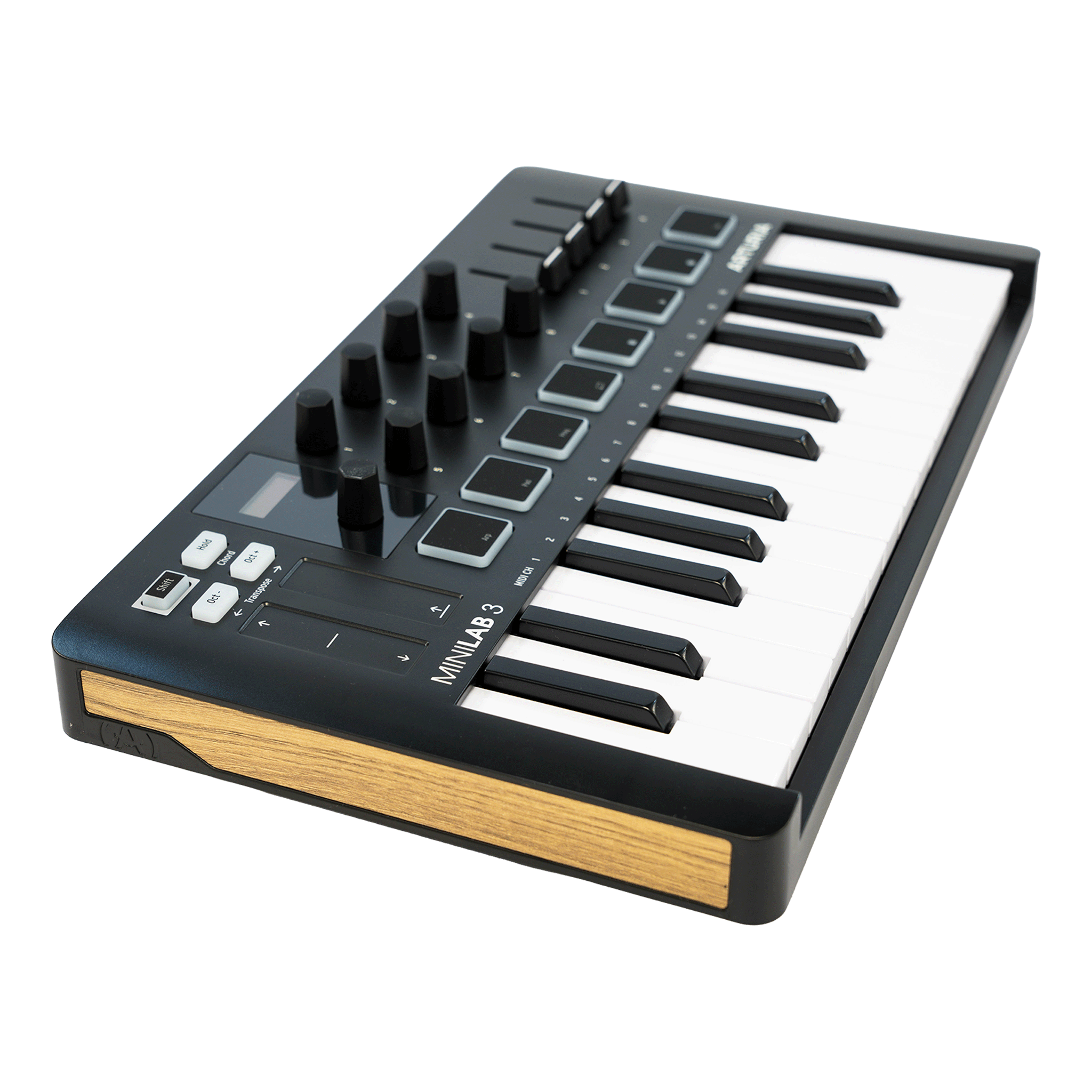 ARTURIA コンパクトなオールインワンMIDIコントローラー　【MINILAB 3 BLACK】